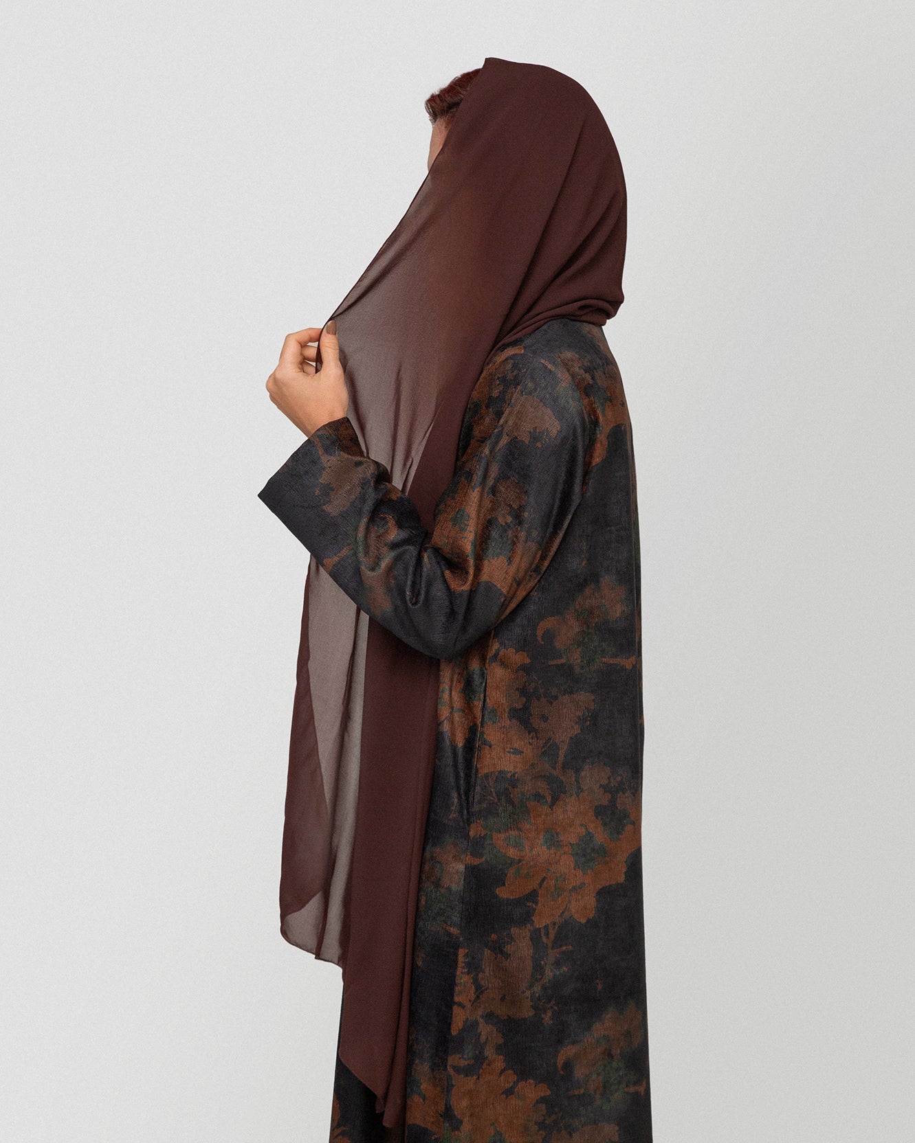 Moonlit Garden-zipper in Chestnut