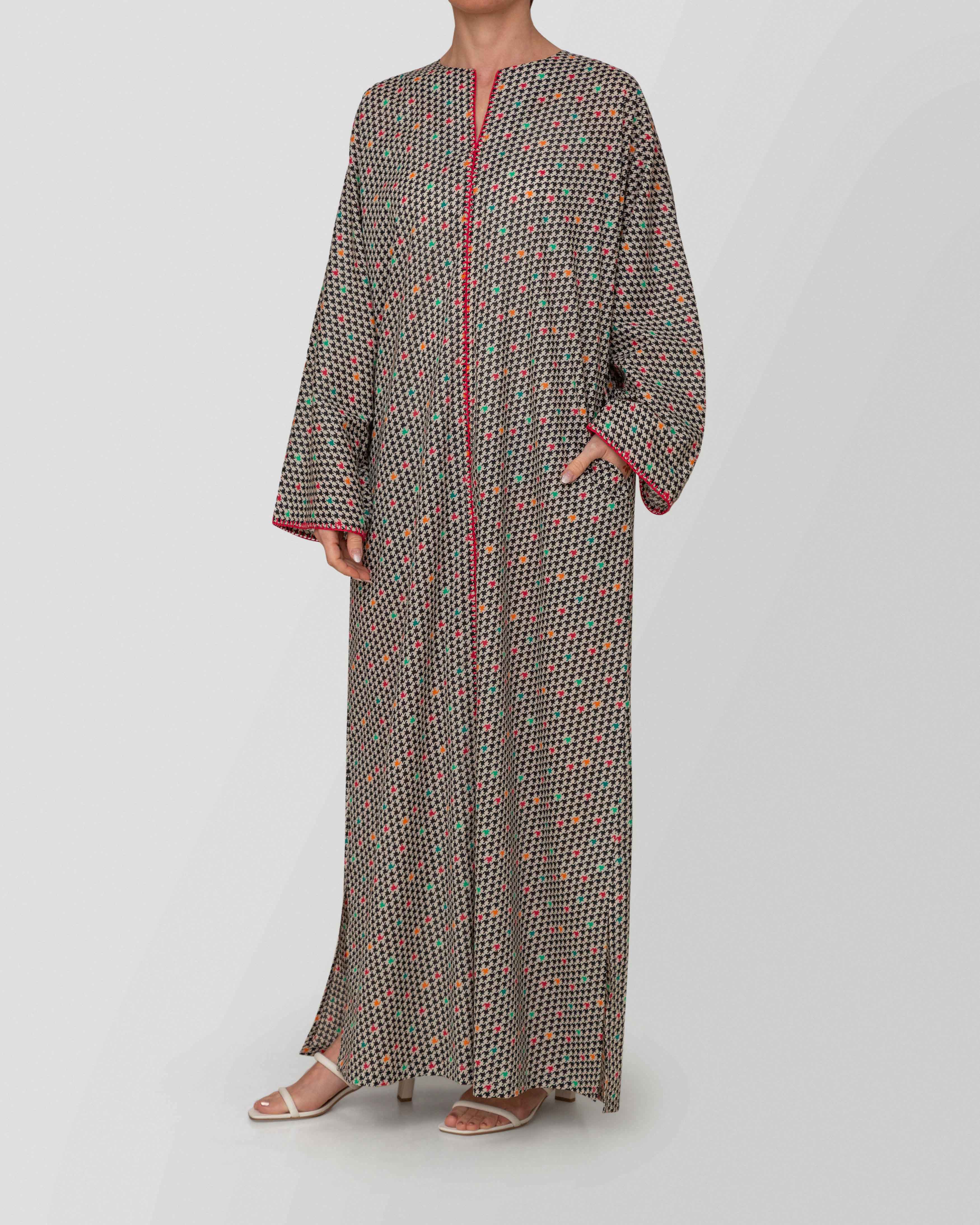 Starlit Kaftan in Magenta