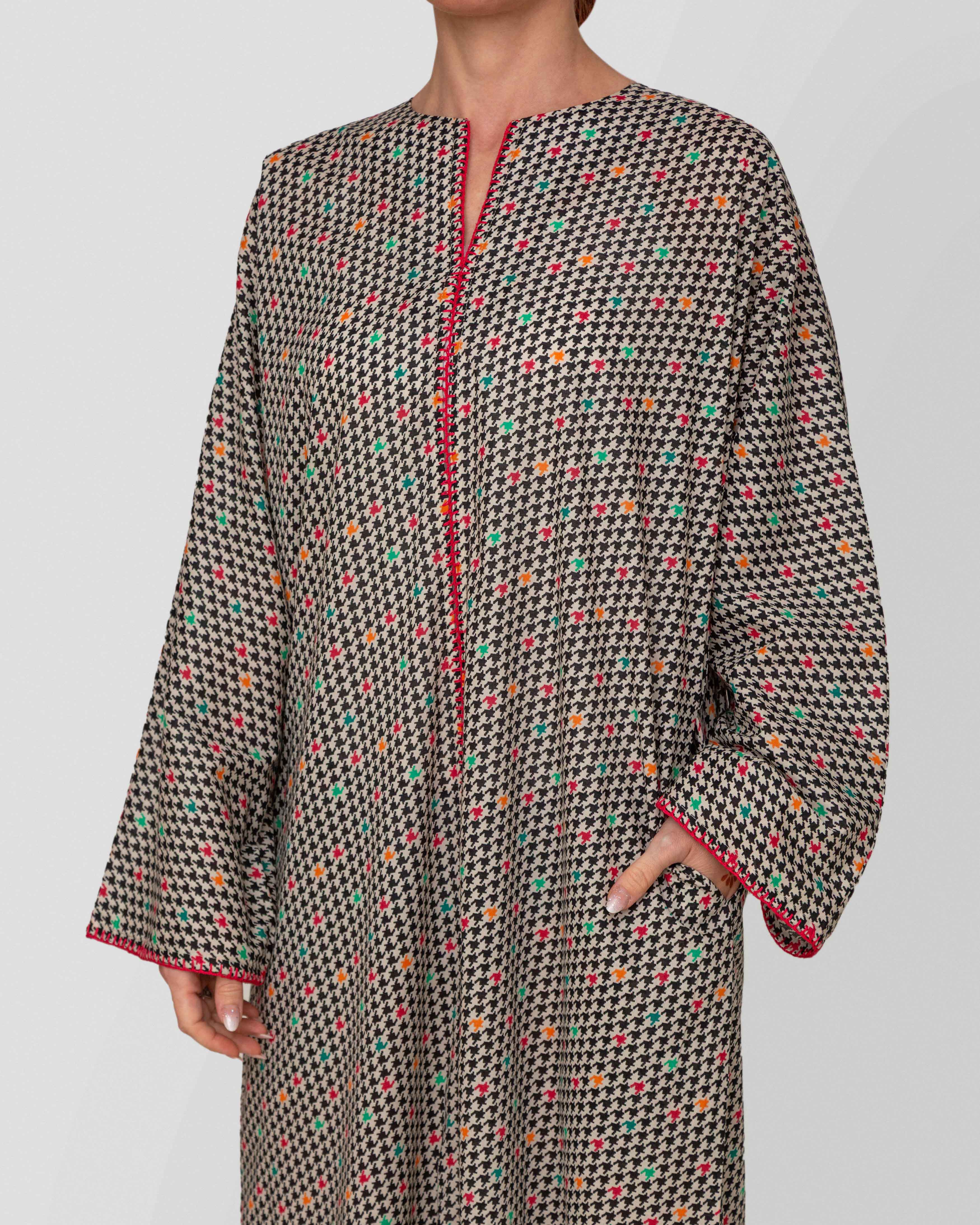 Starlit Kaftan in Magenta