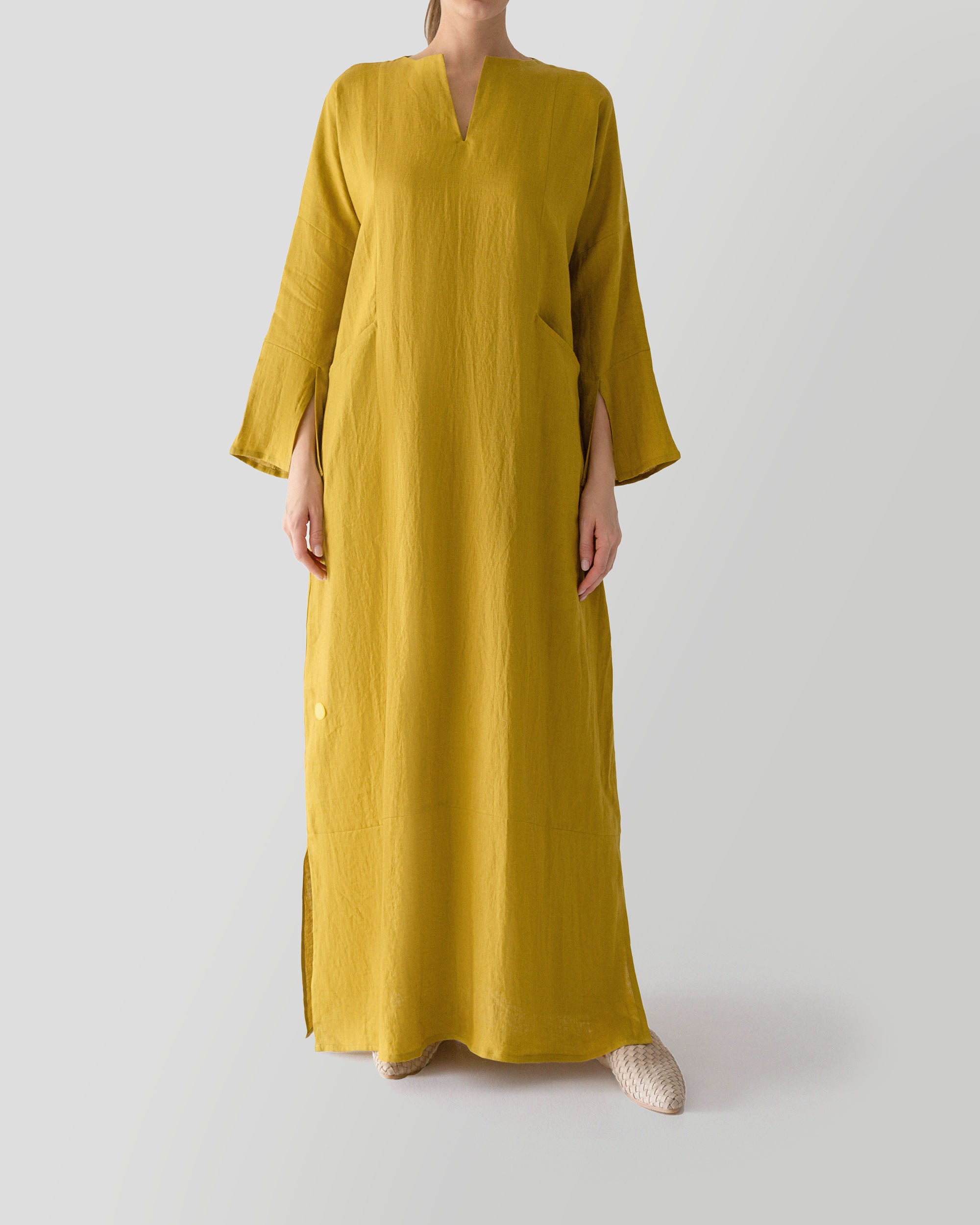 Poppy Kaftan in Lime