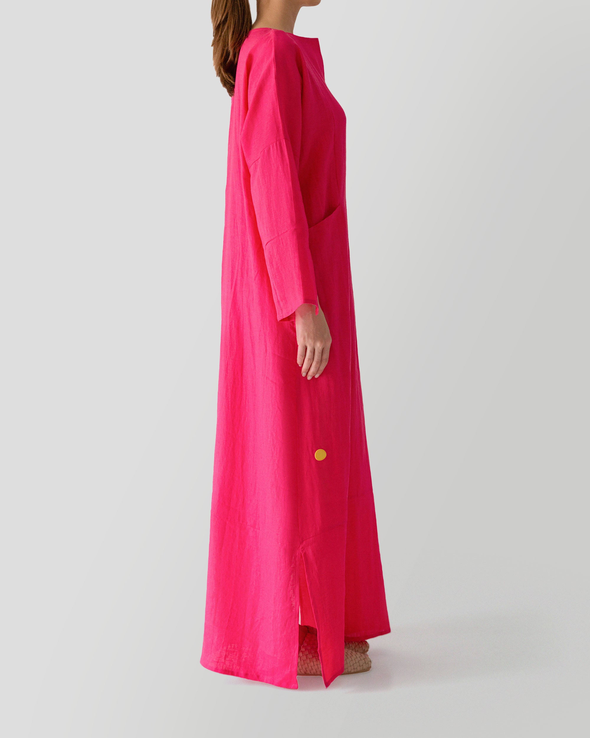 Poppy Kaftan in Fuchsia