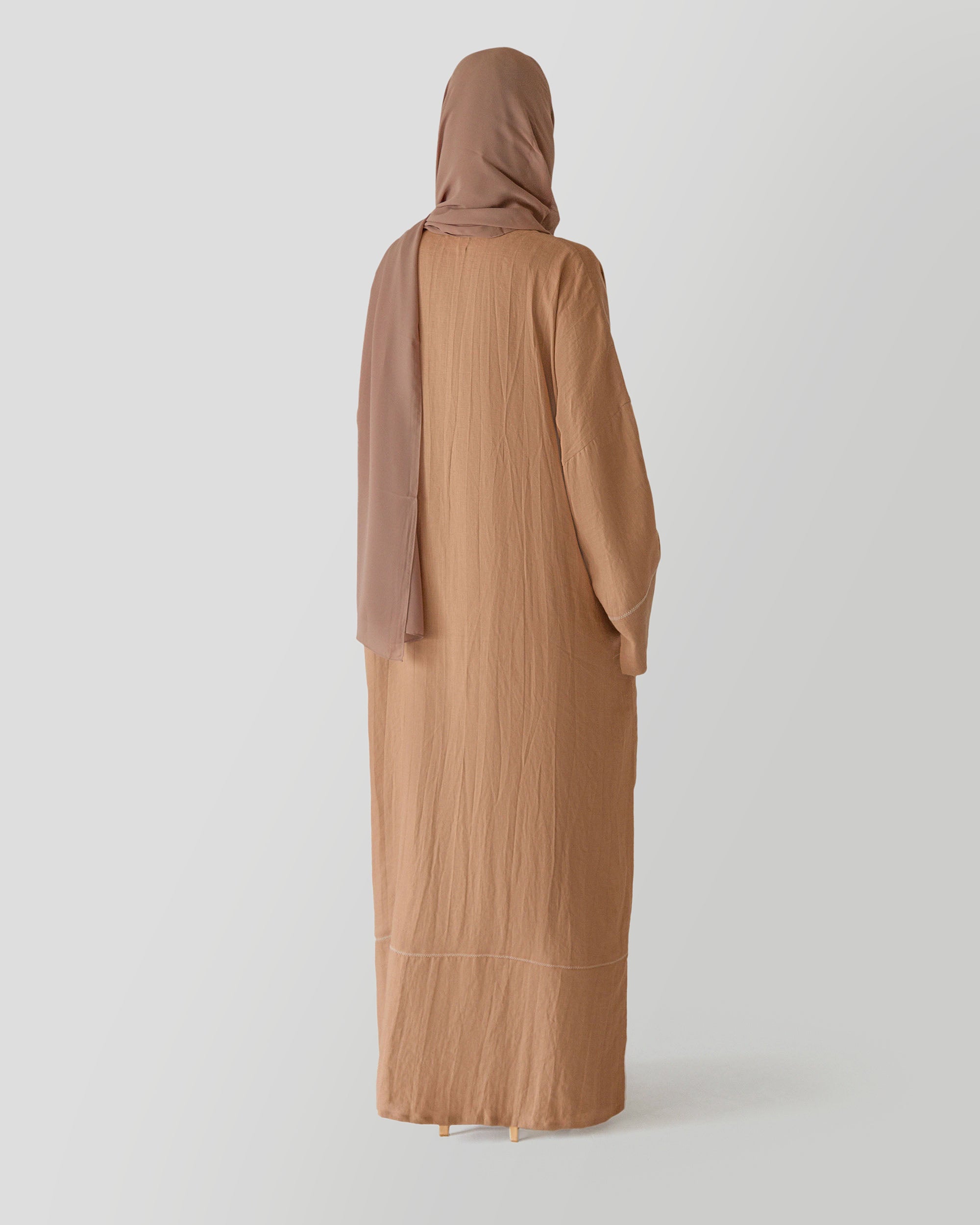 Luna Abaya in Biscuit