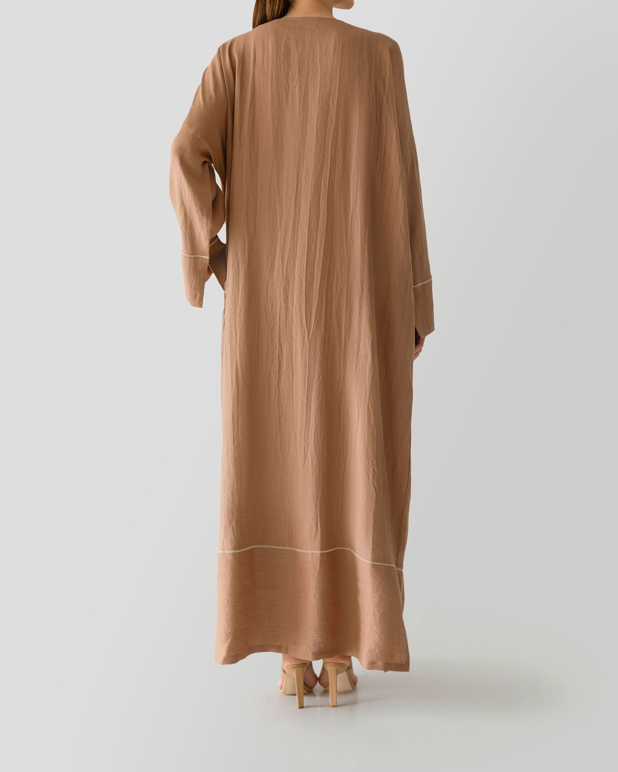 Luna Abaya in Biscuit