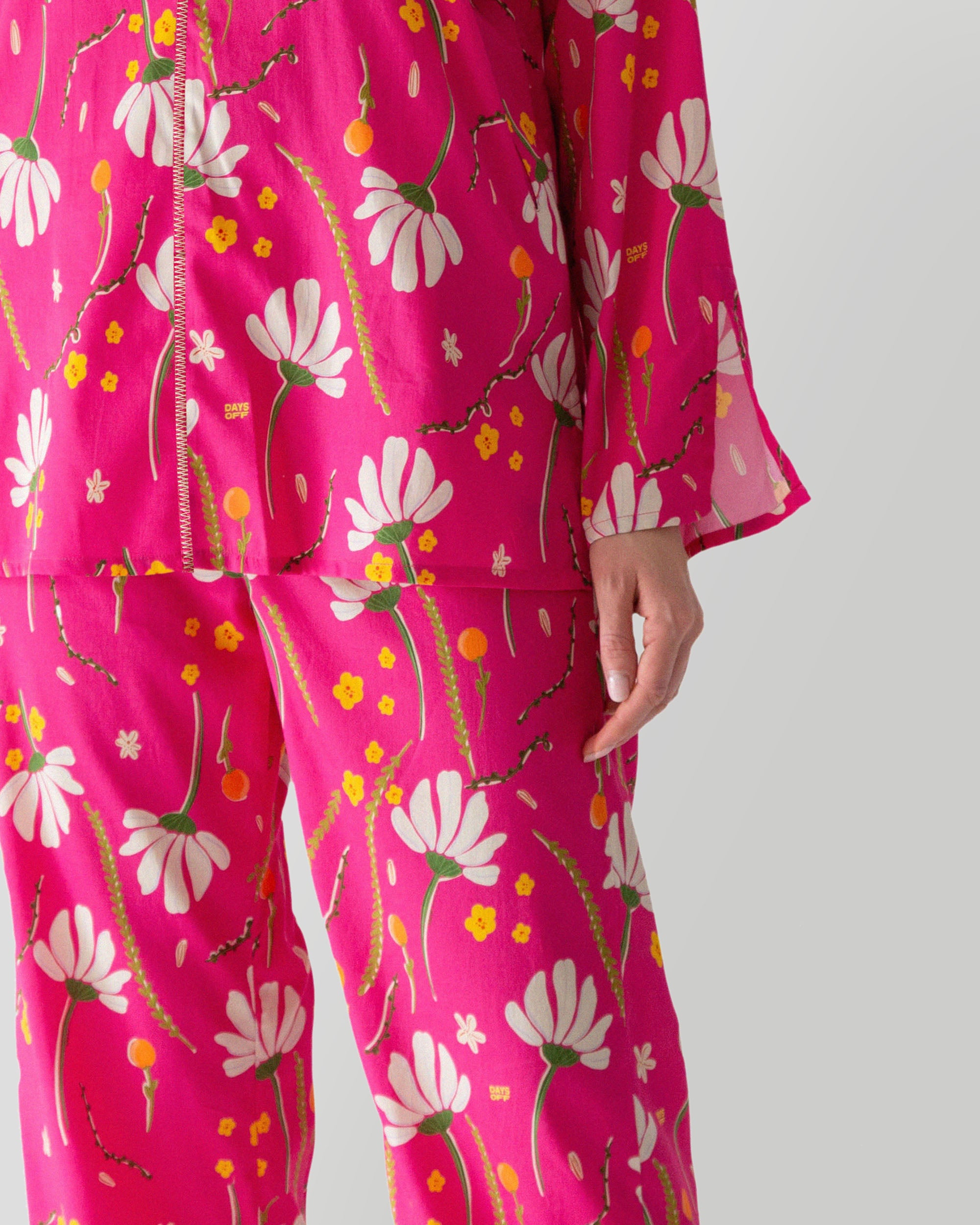 Gaia Spring Co-ord Set in Fuchsia