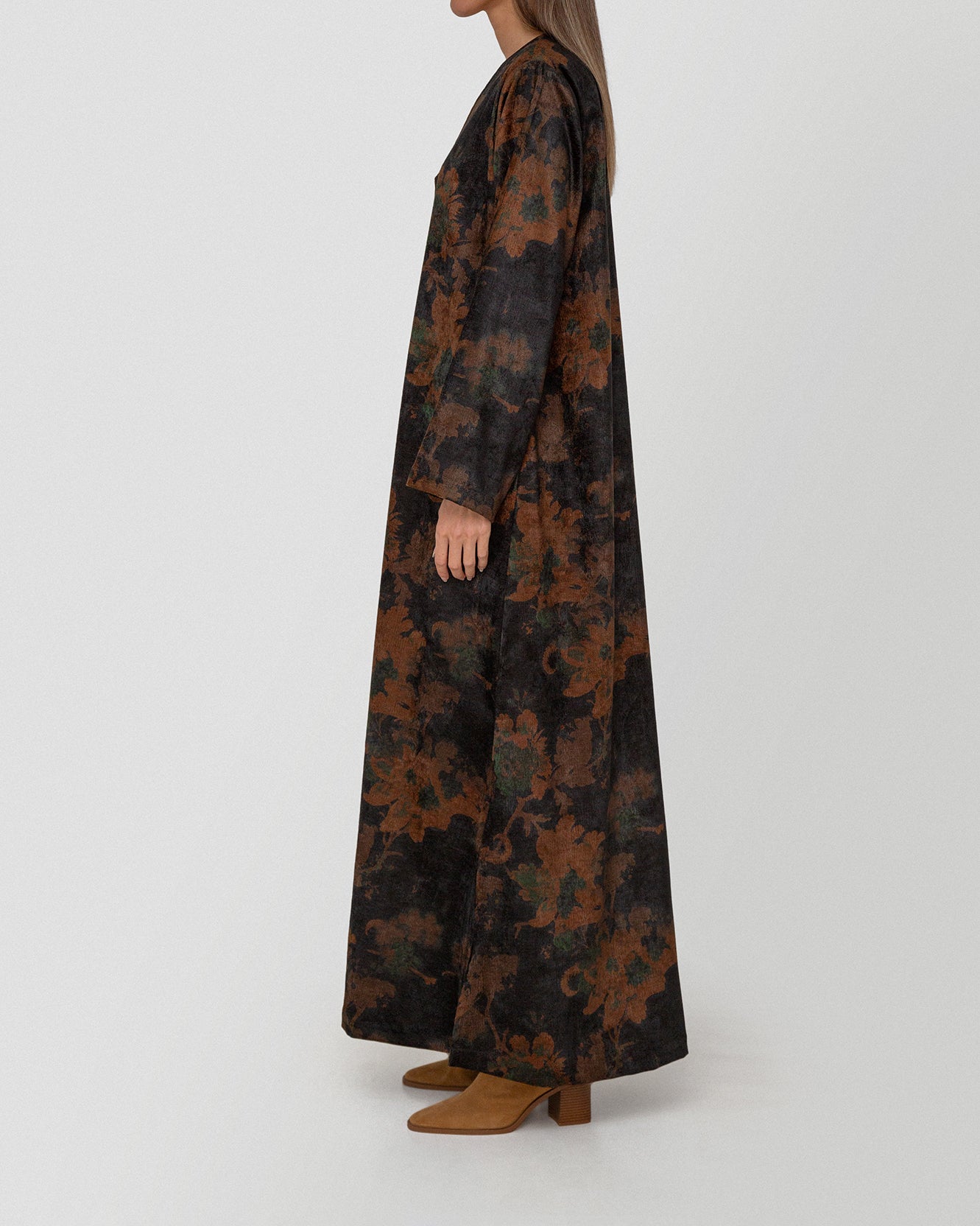 Moonlit Garden-zipper in Chestnut