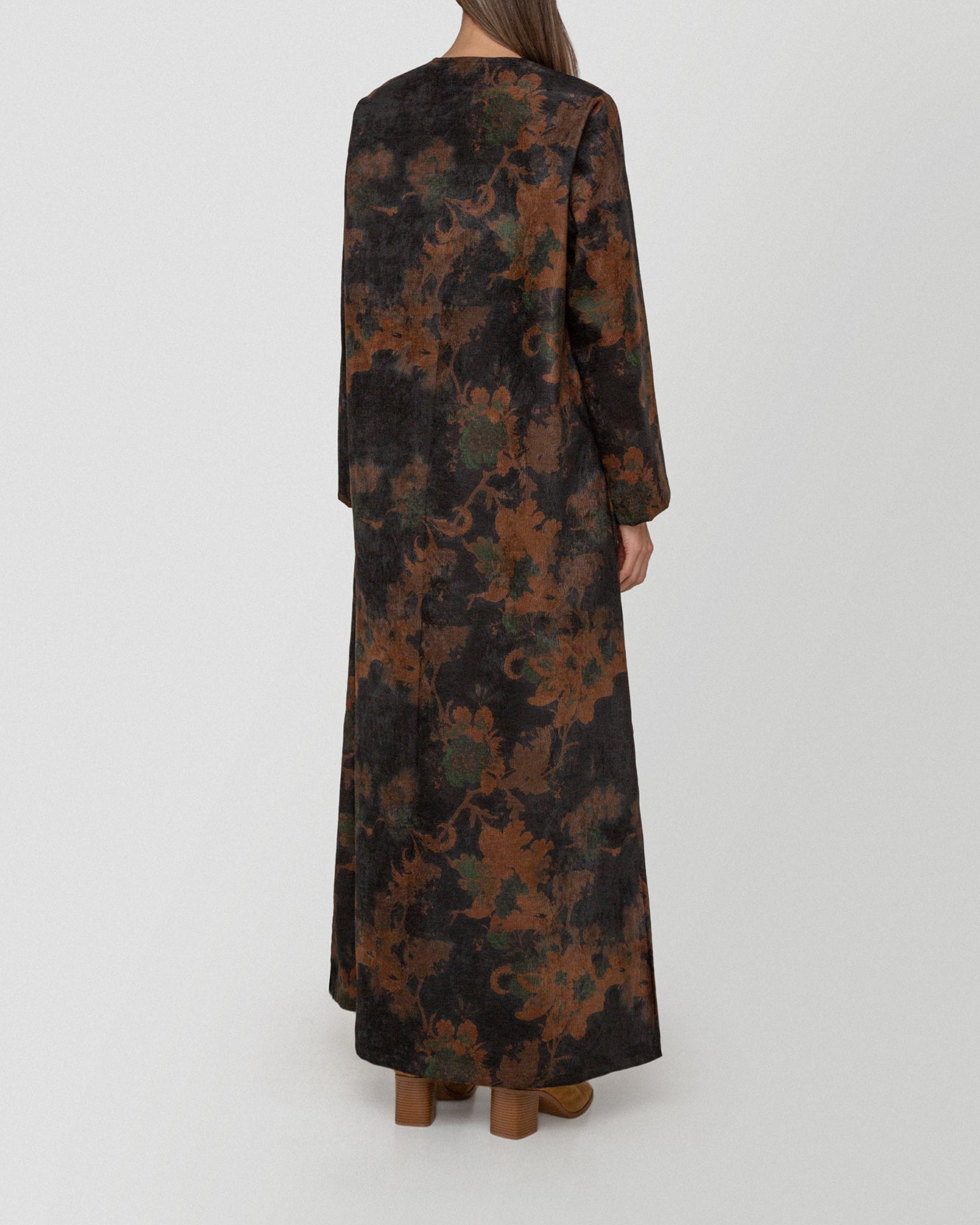 Moonlit Garden-zipper in Chestnut