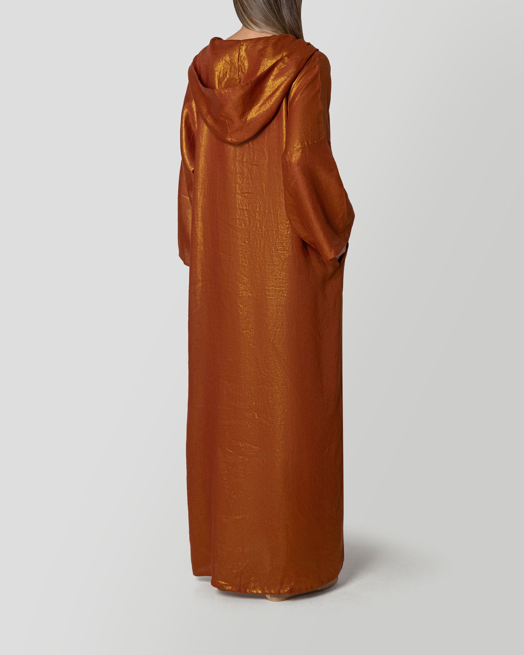 Calla Dress in Brick Red