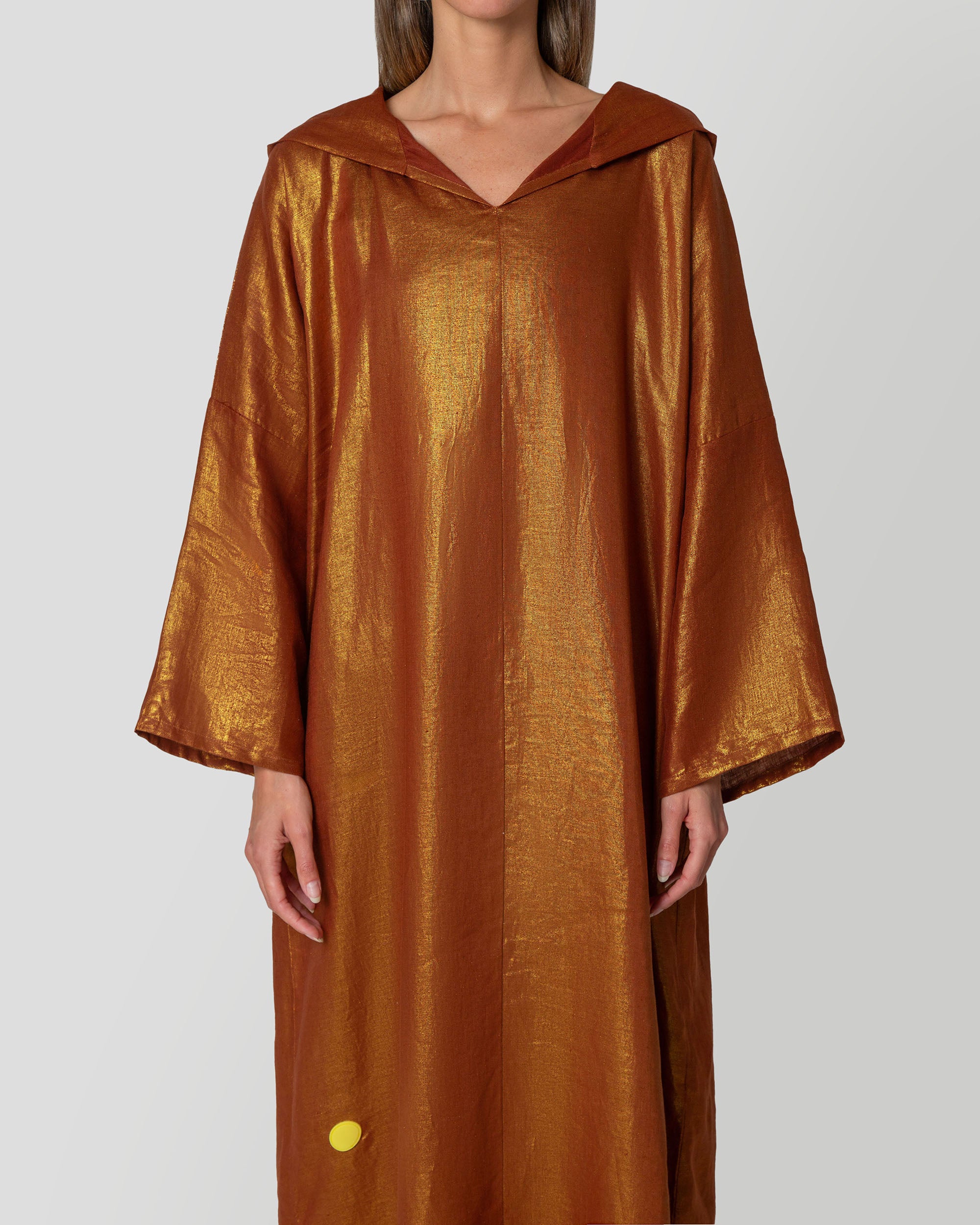 Calla Dress in Brick Red