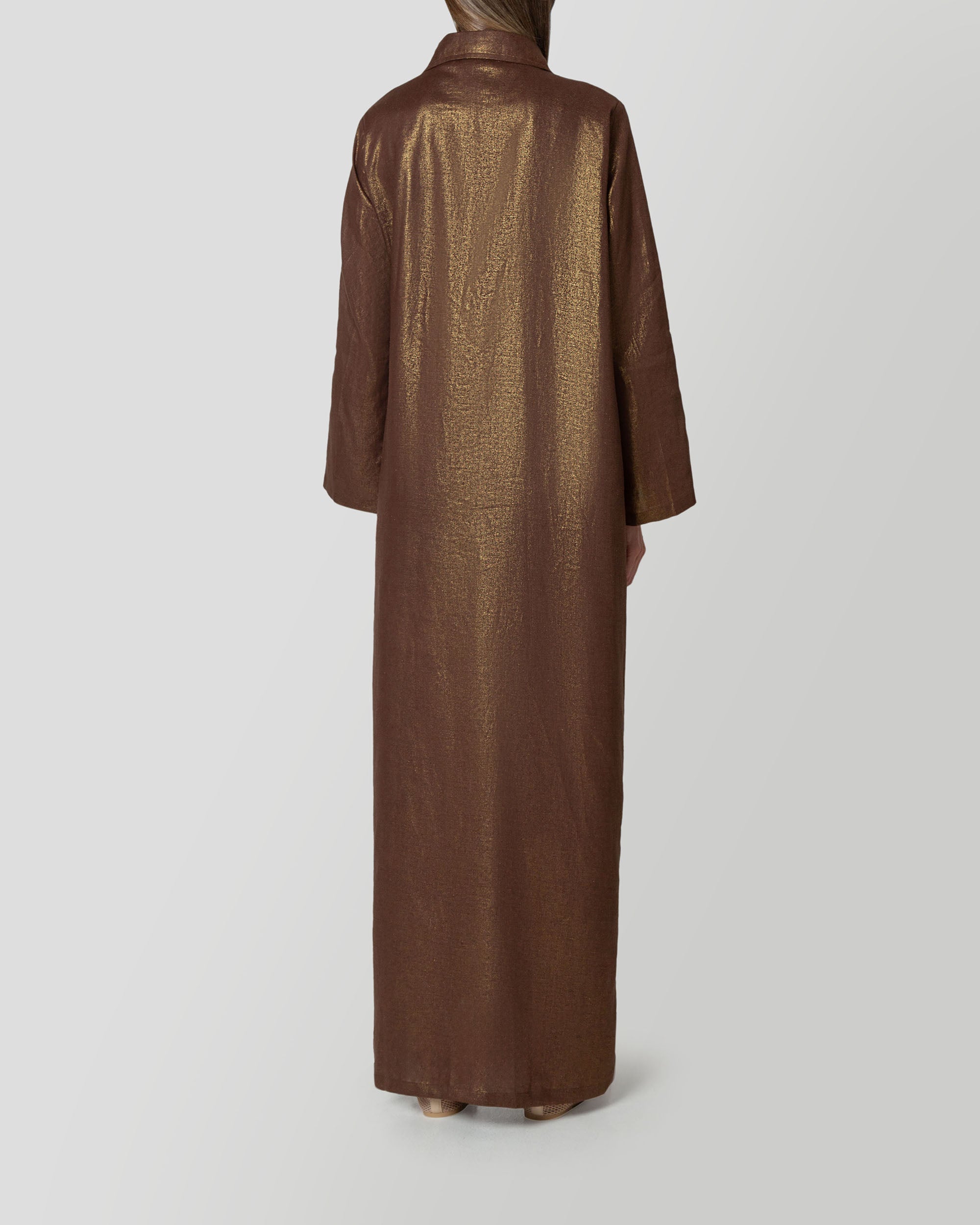 Athena Wrap Dress in Chocolate