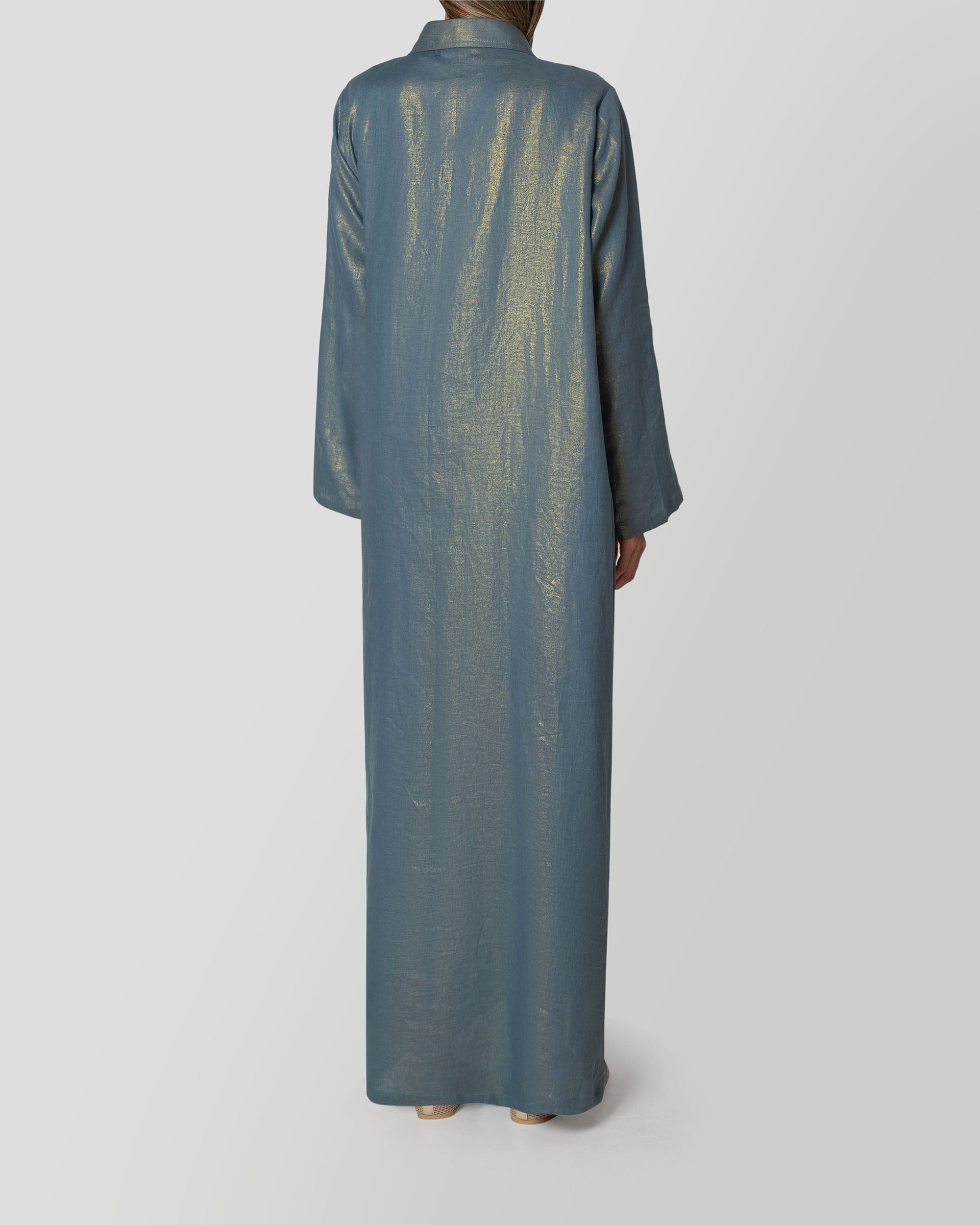 Athena Wrap Dress in Lagoon