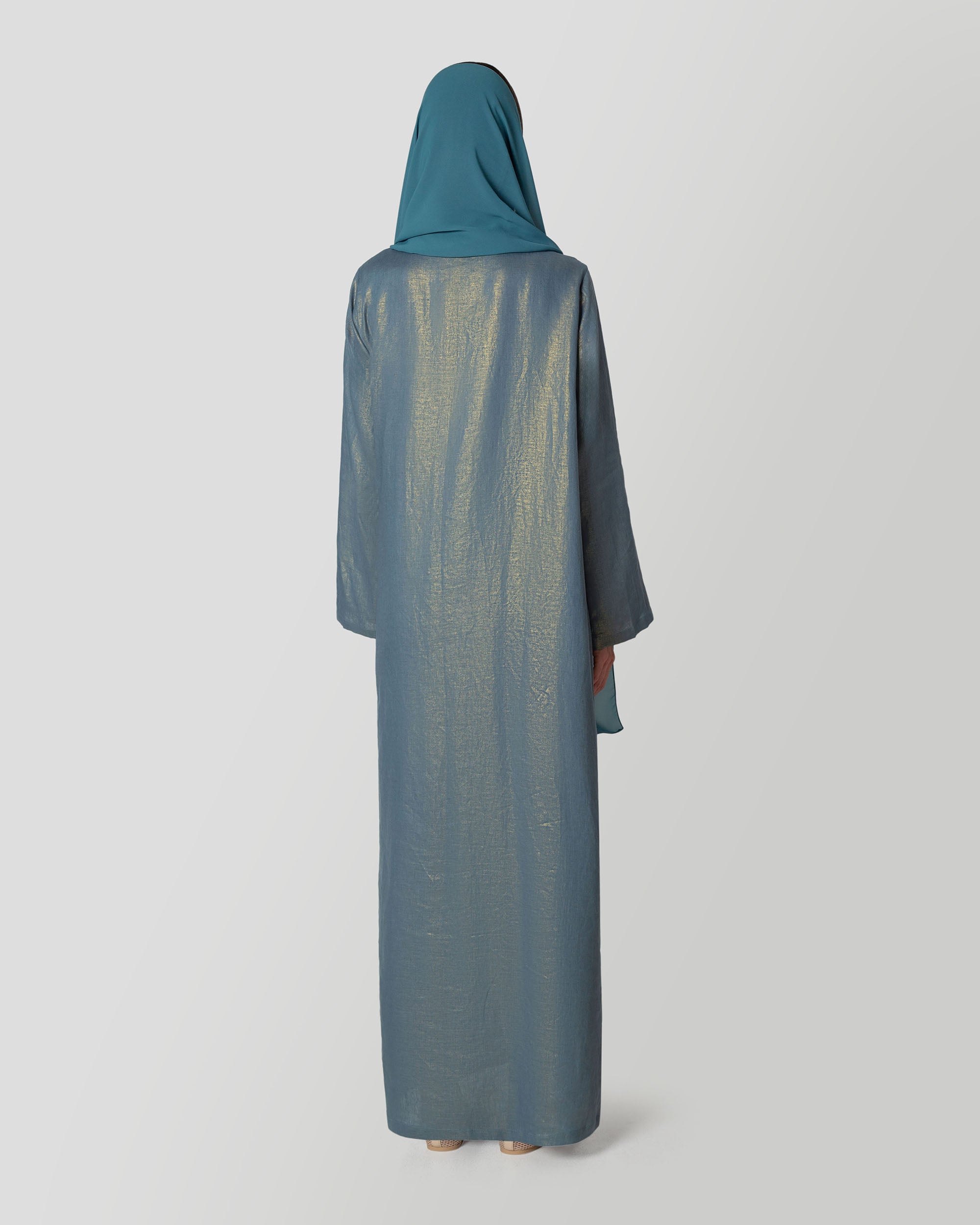Athena Wrap Dress in Lagoon