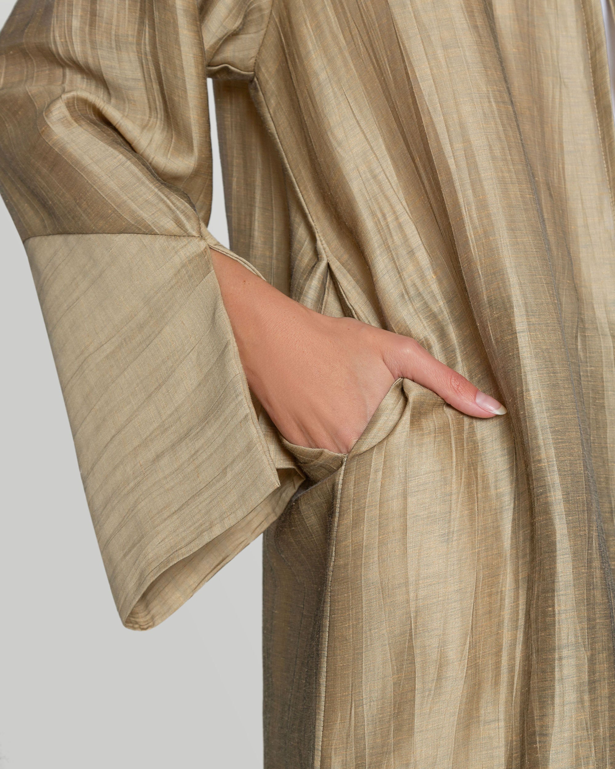 Lily Abaya in Gold