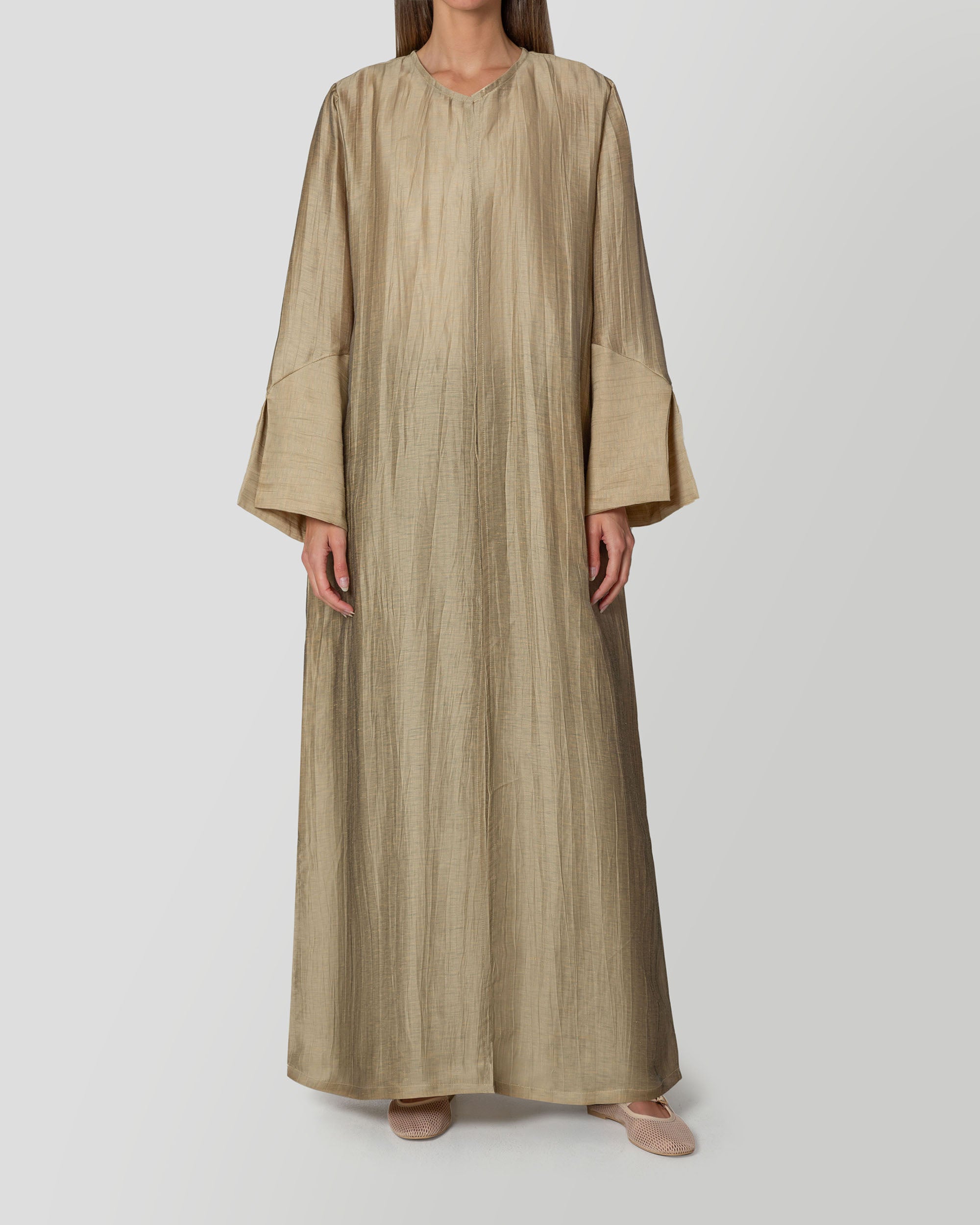 Lily Abaya in Gold