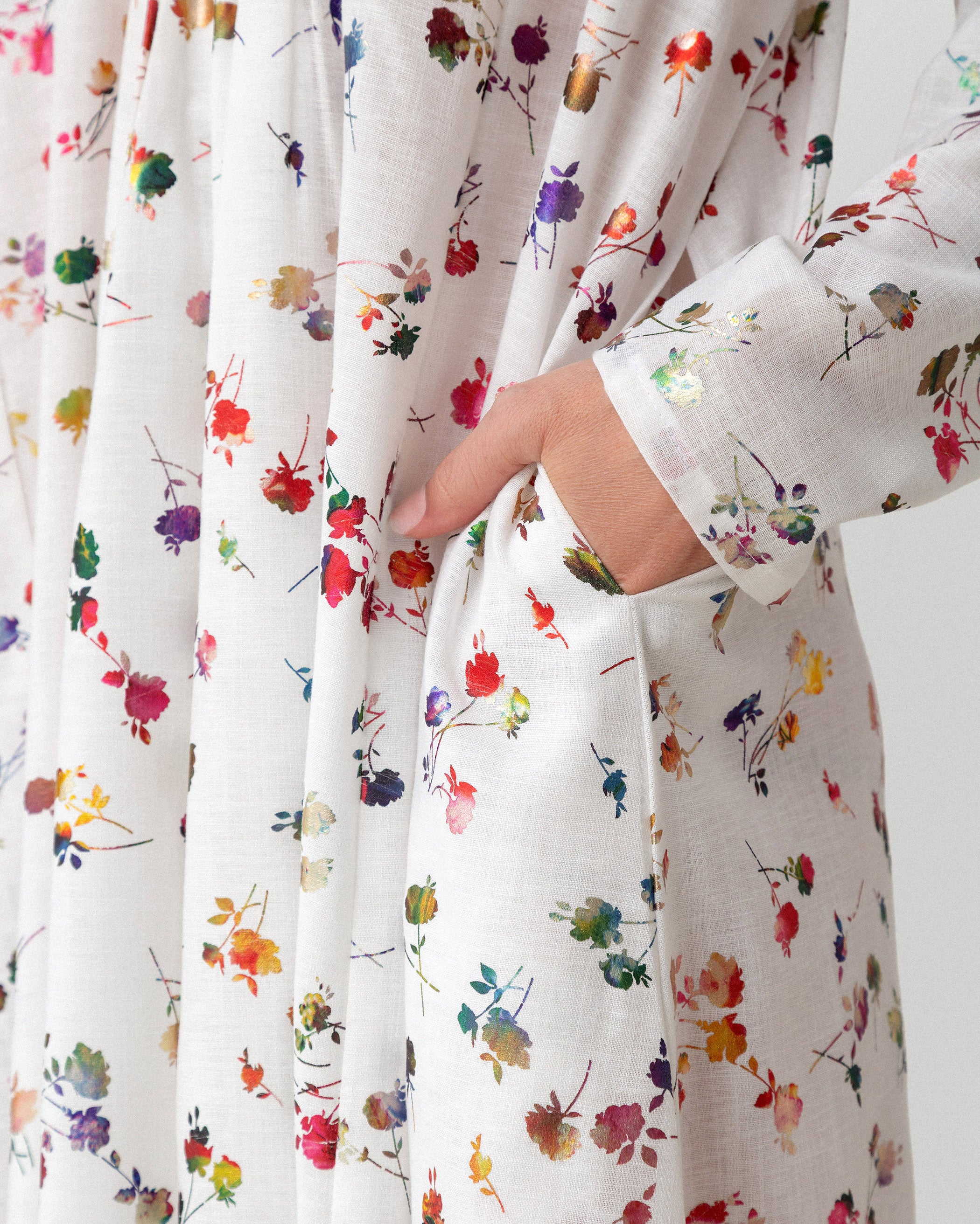 Pressed Petals in White