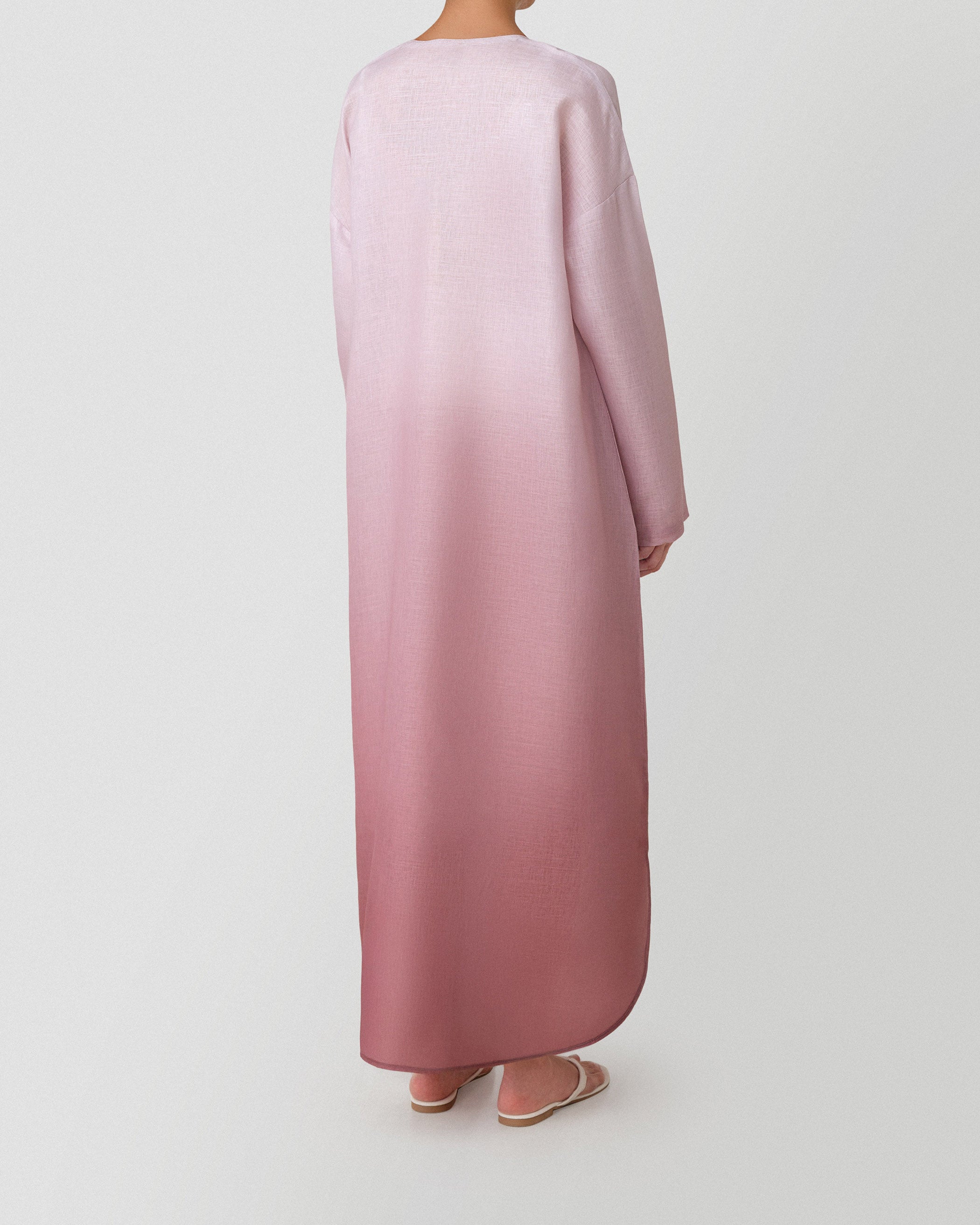 Sunset Sorbet Dress in Brown Ombré