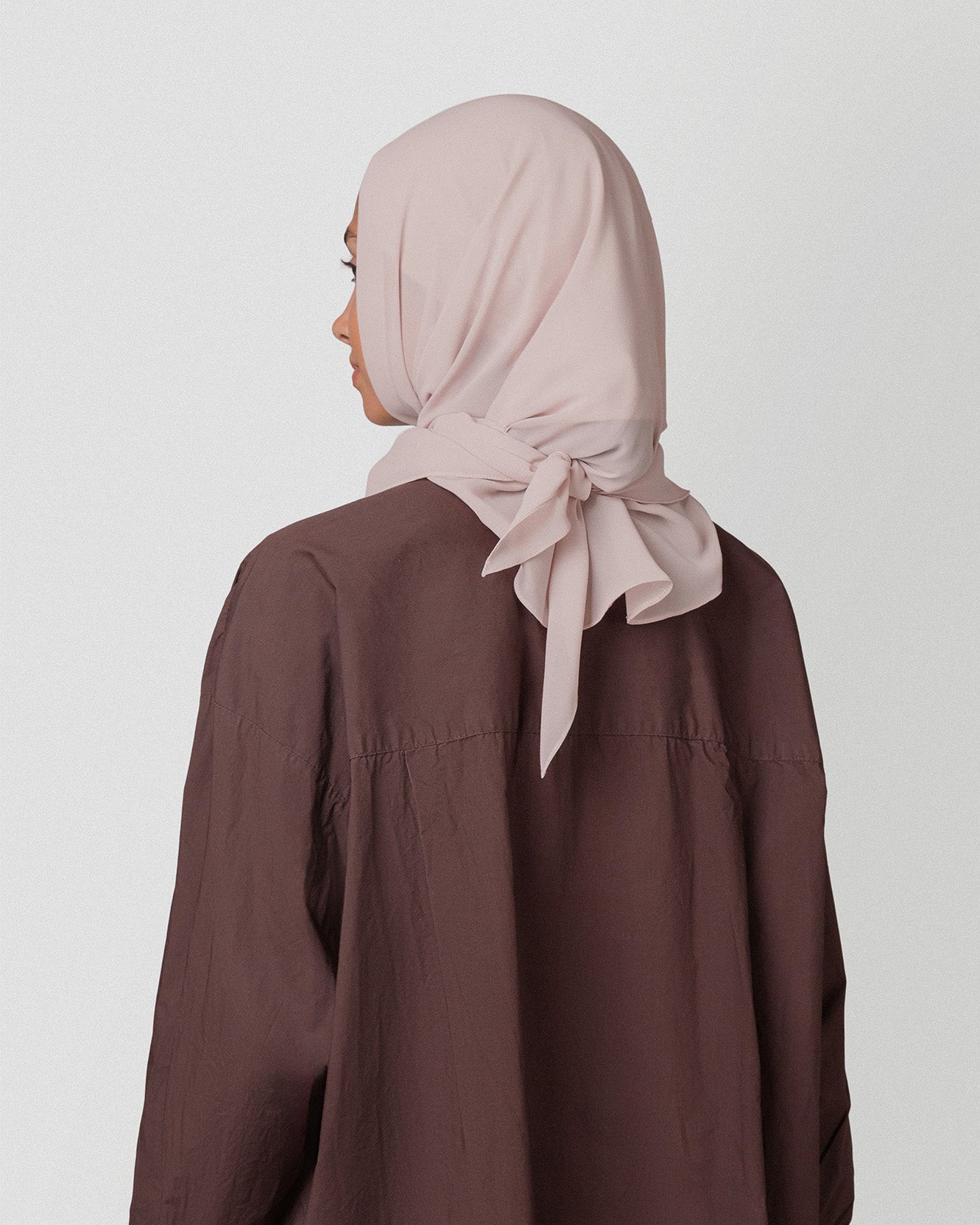 Travel Turban Scarf in Mocha