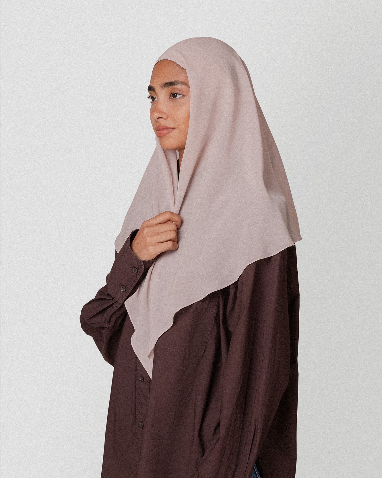 Travel Turban Scarf in Mocha