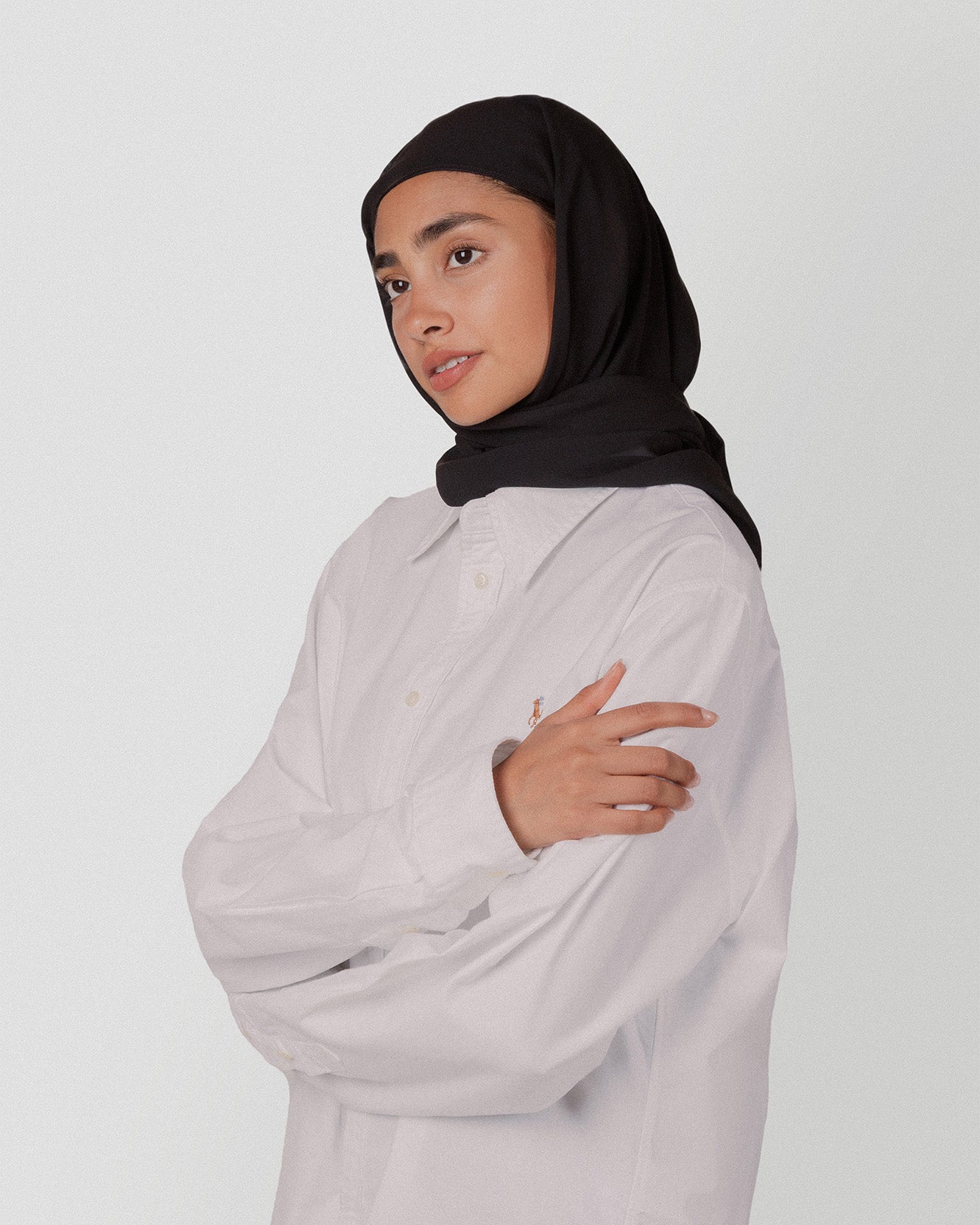Travel Turban Scarf in Black