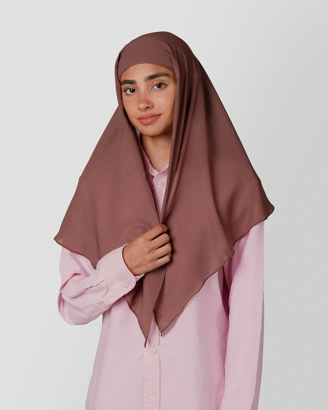 Travel Turban Scarf in Chocolate