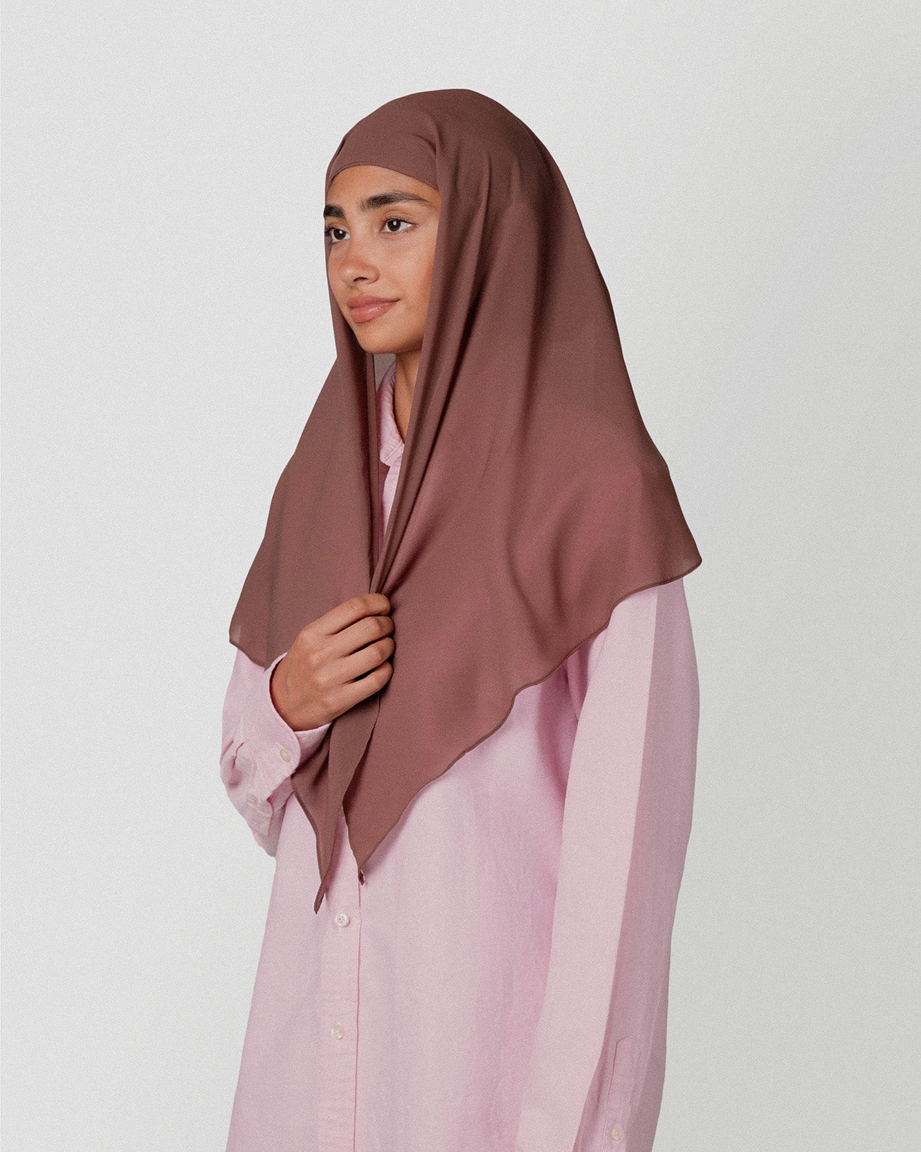 Travel Turban Scarf in Chocolate