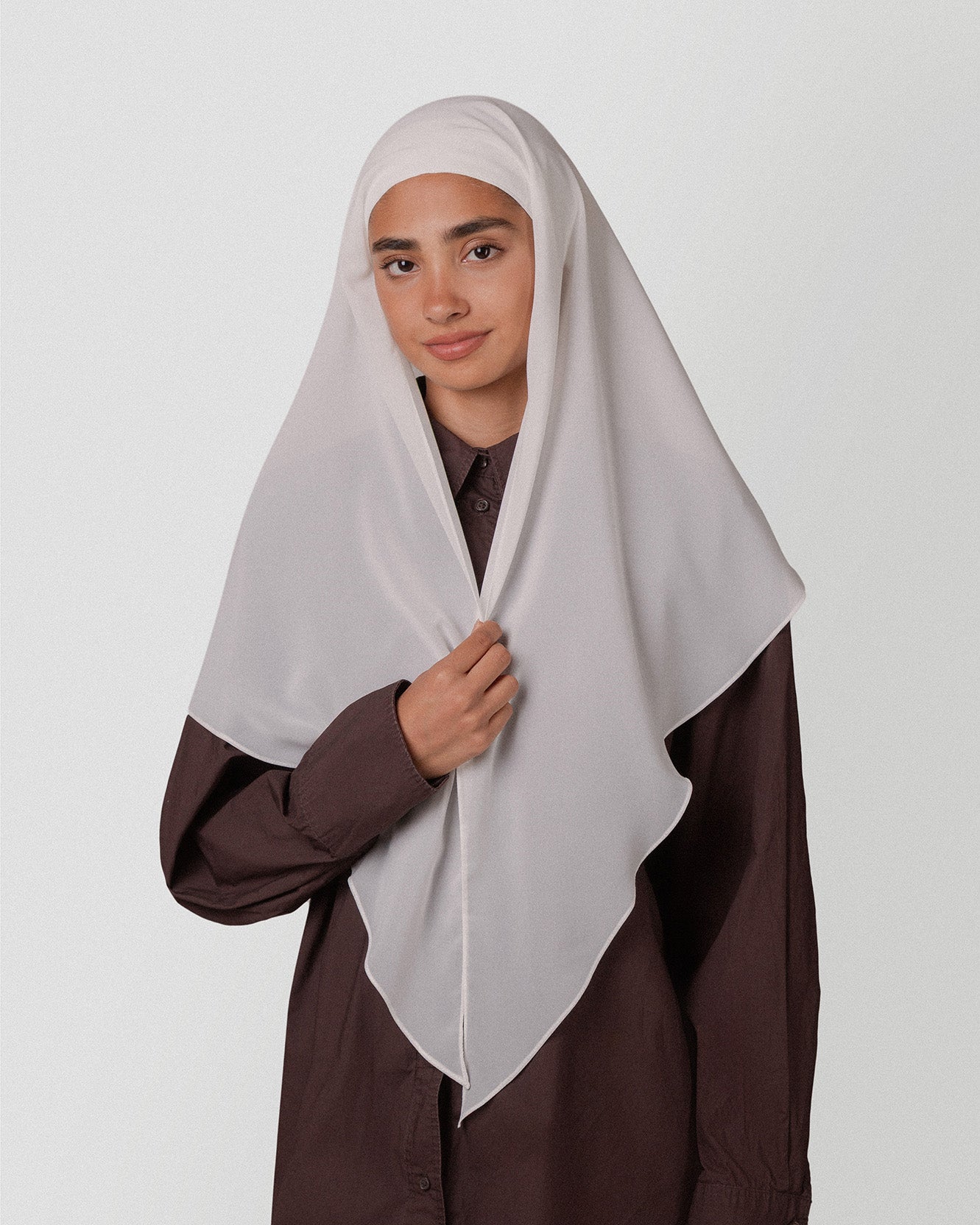 Travel Turban Scarf in Off White