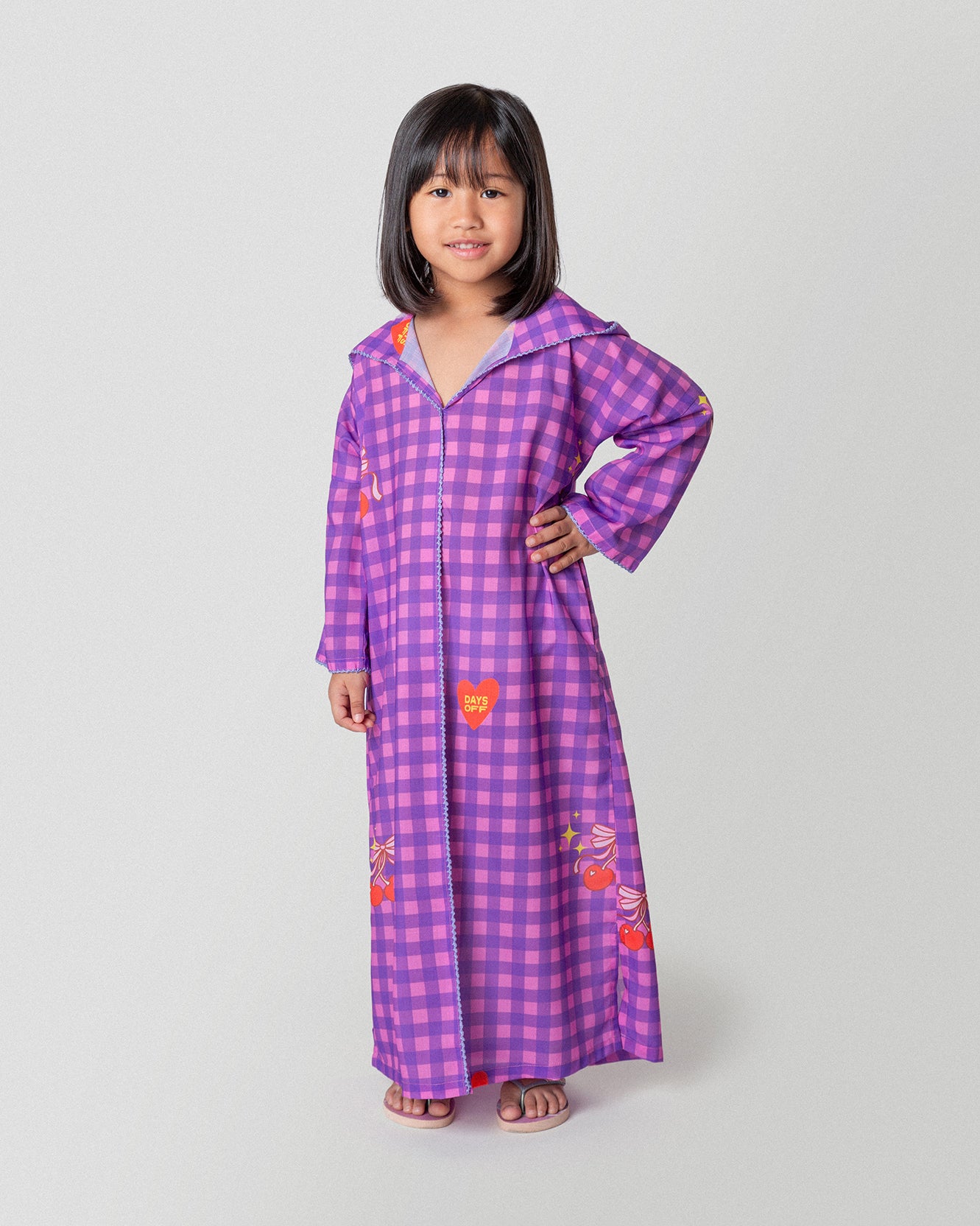 Cherry On Top Hooded Dress - Kids