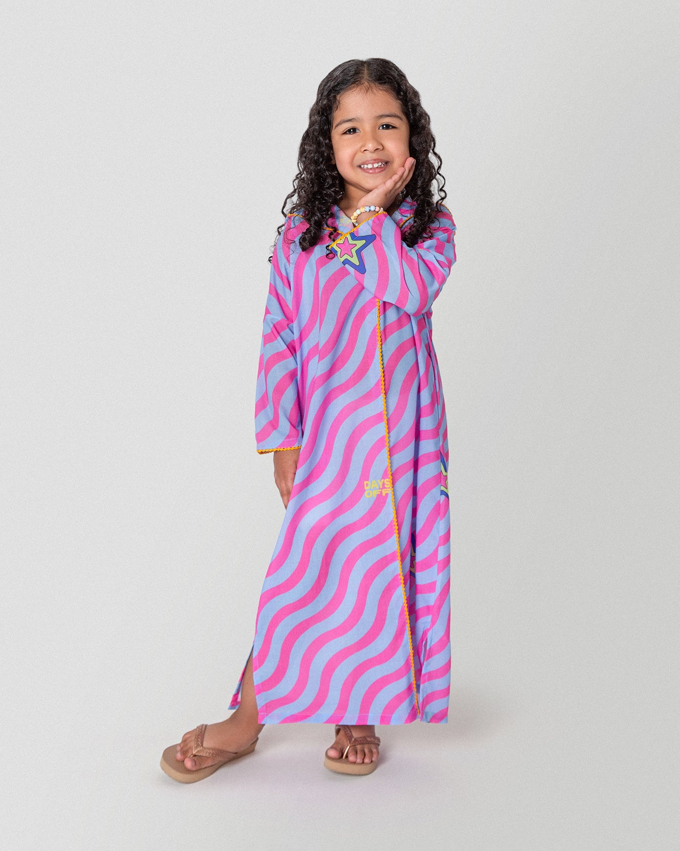 Sea of Stars Hooded Dress - Kids