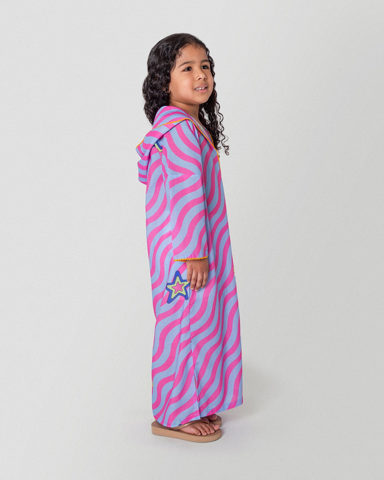 Sea of Stars Hooded Dress - Kids
