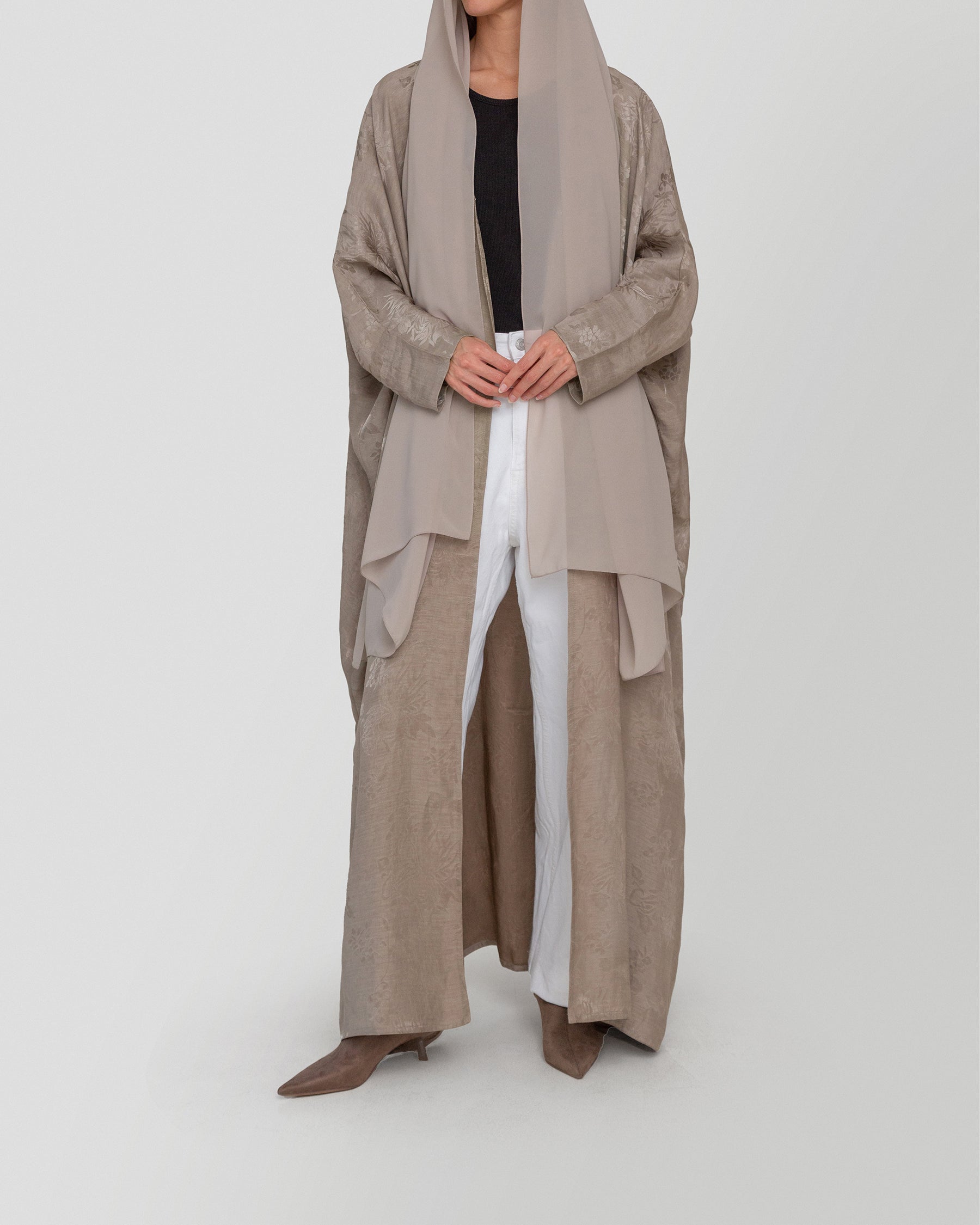 Maia Abaya in Taupe