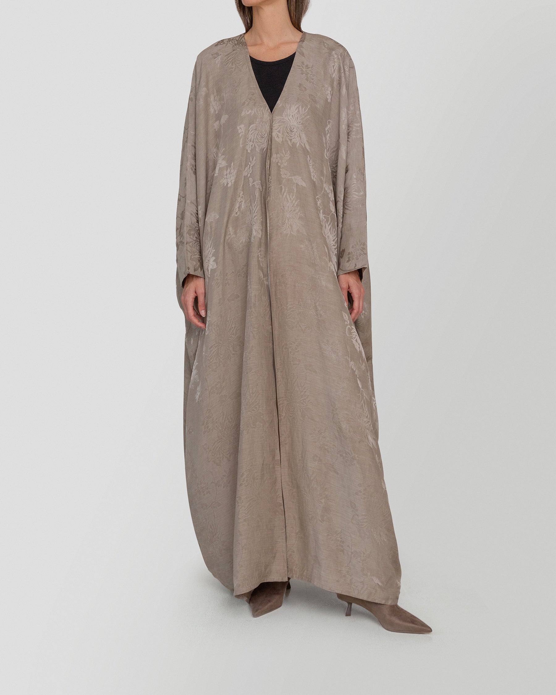 Maia Abaya in Taupe