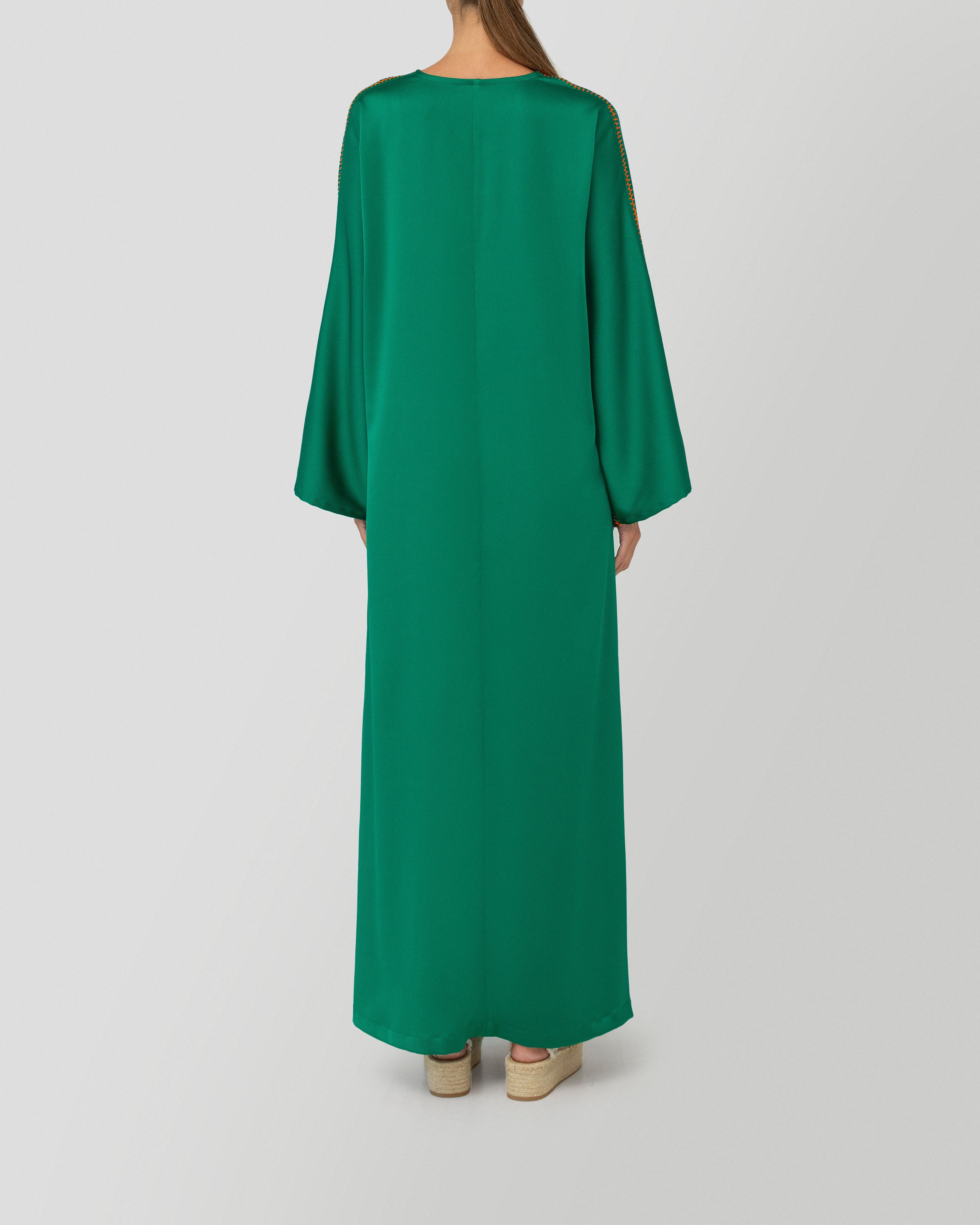 Aya Dress in Emerald