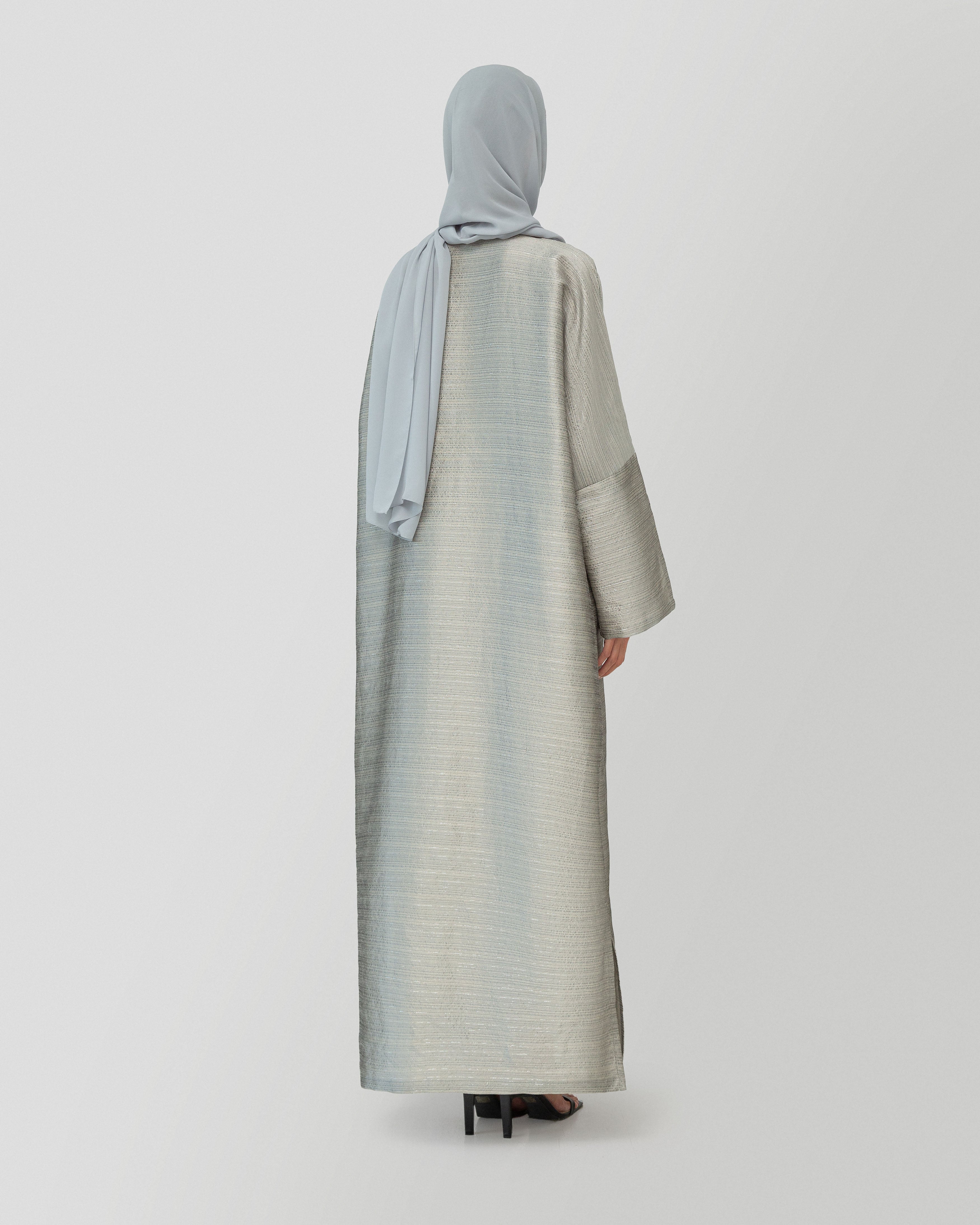 Iman Abaya in Ash Grey