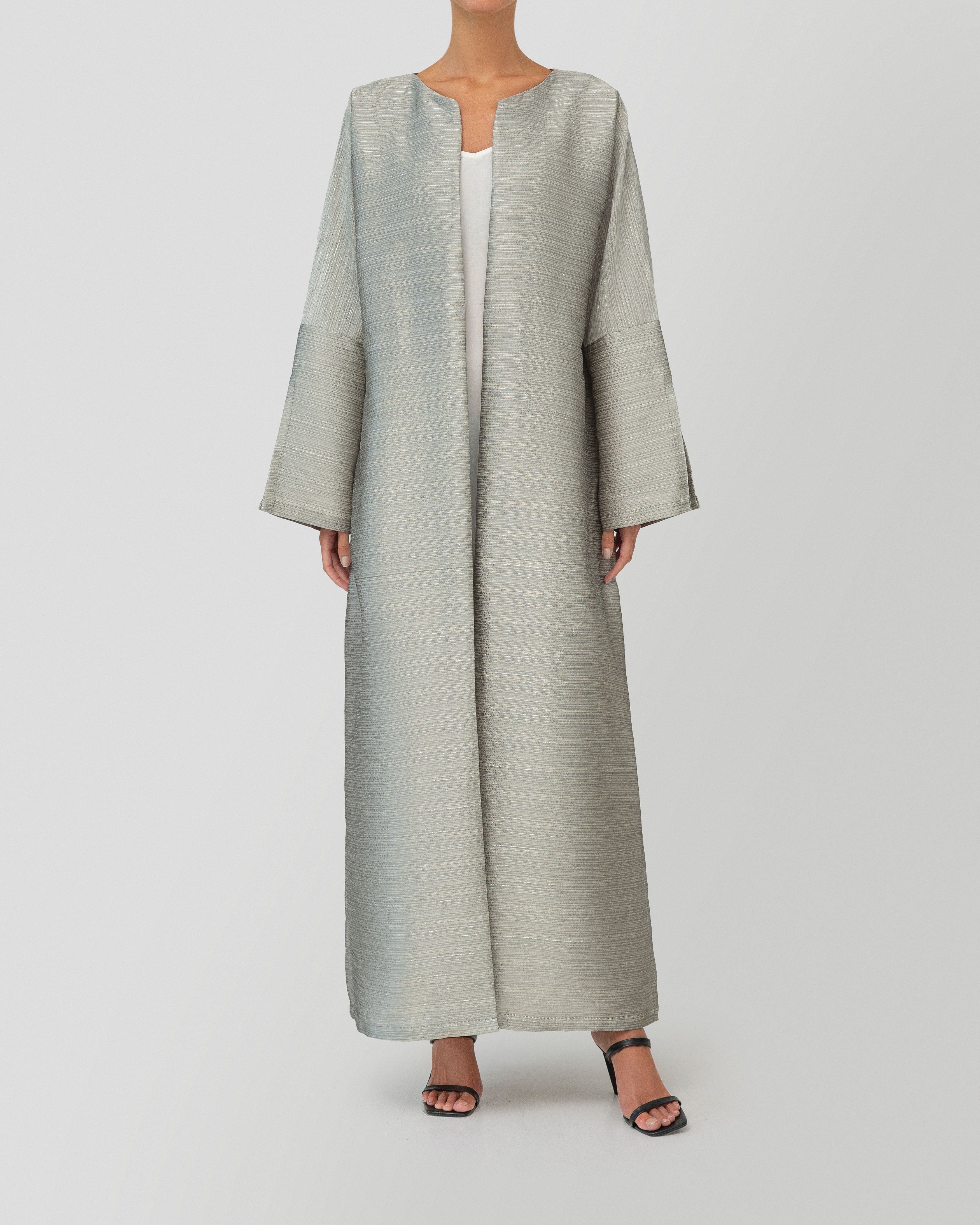 Iman Abaya in Ash Grey