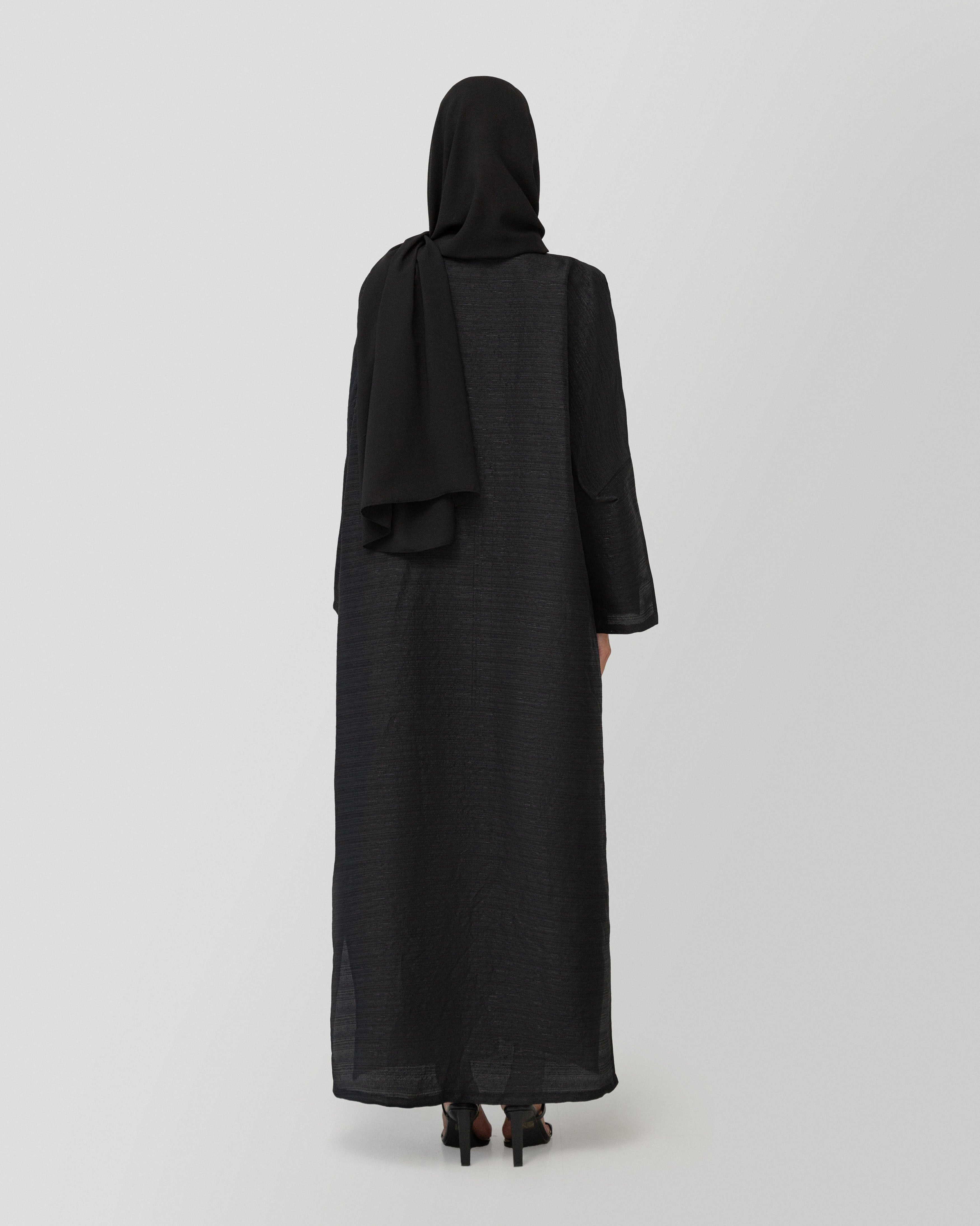 Iman Abaya in Midnight Black