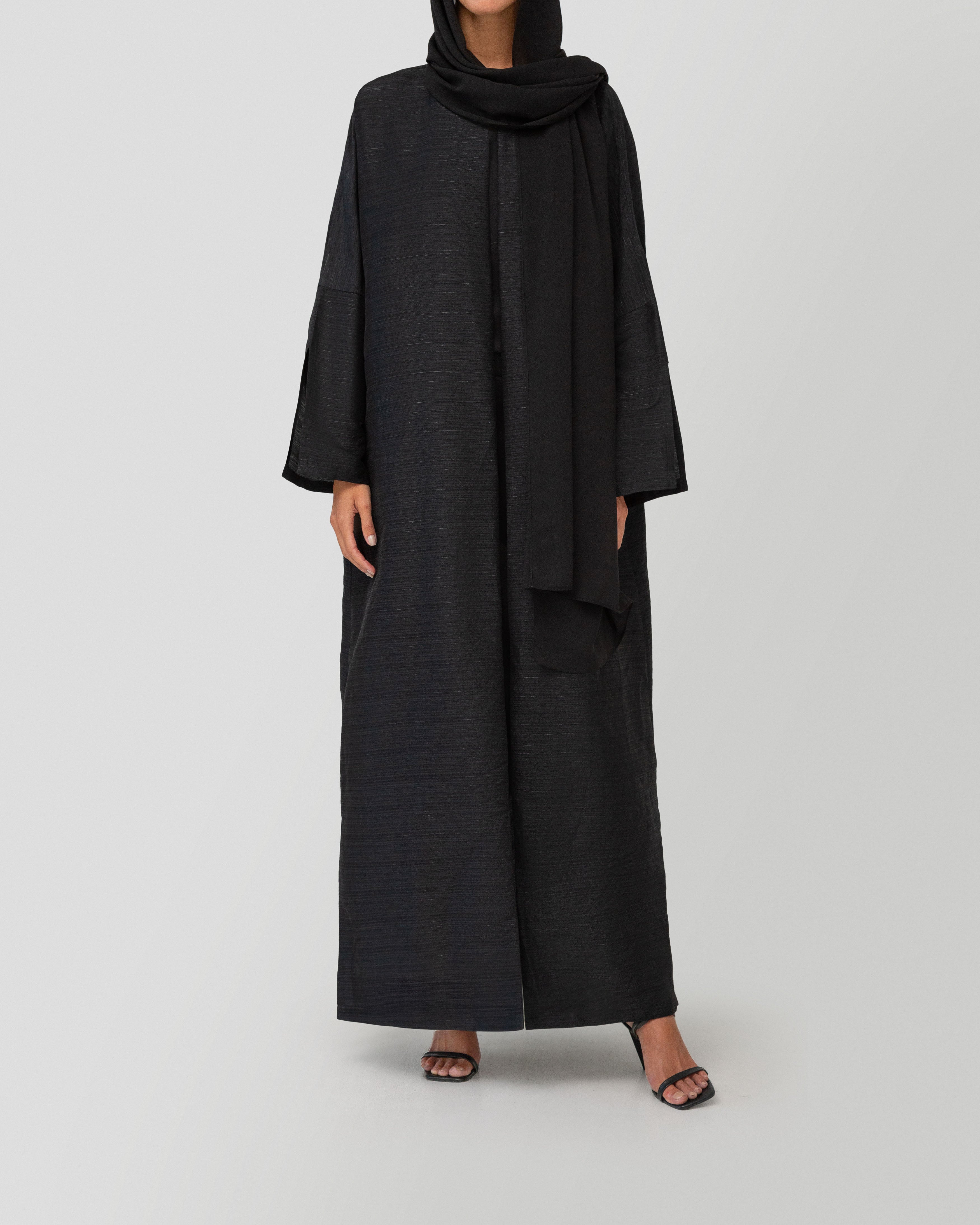 Iman Abaya in Midnight Black