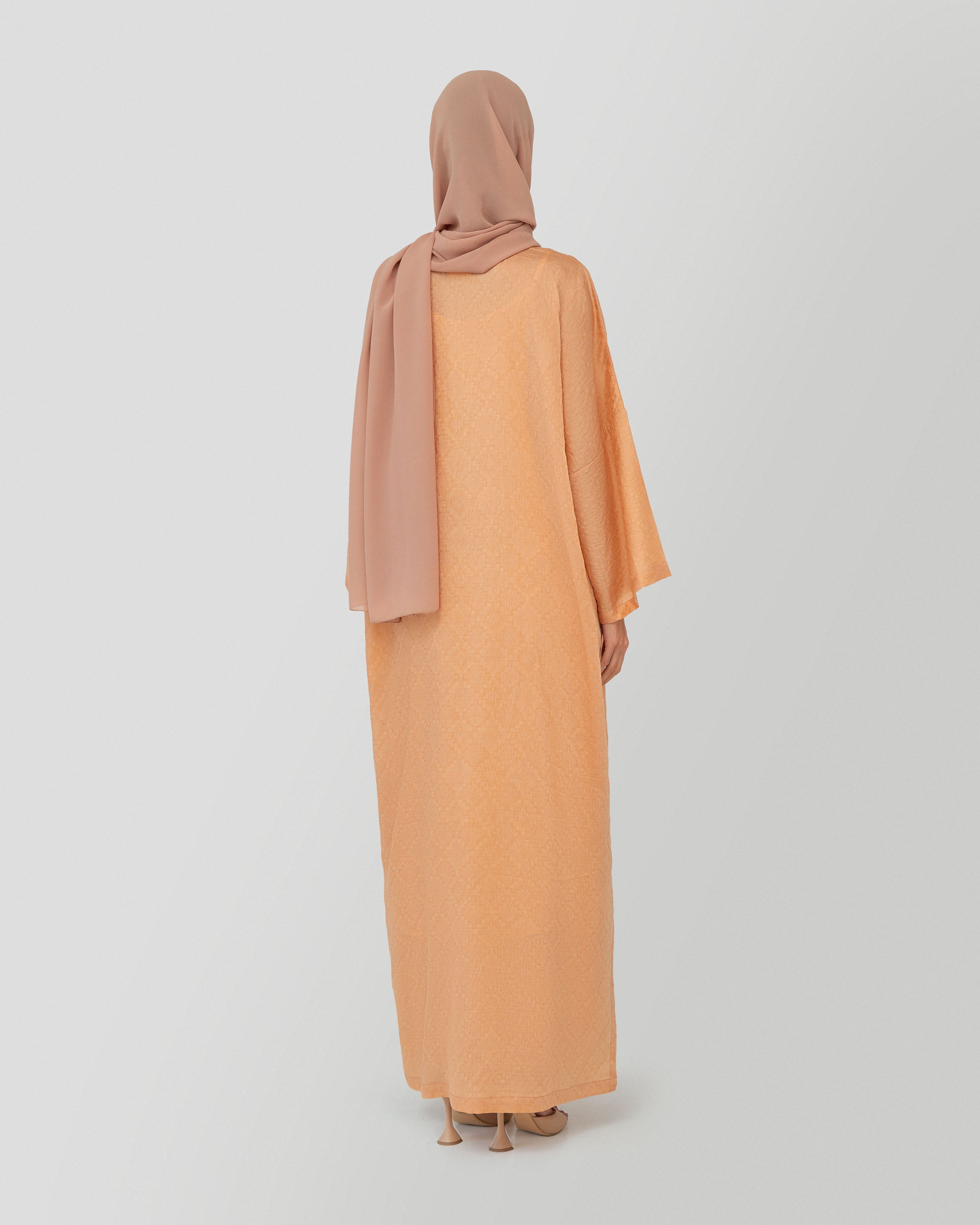 Louna Kaftan in Tangerine