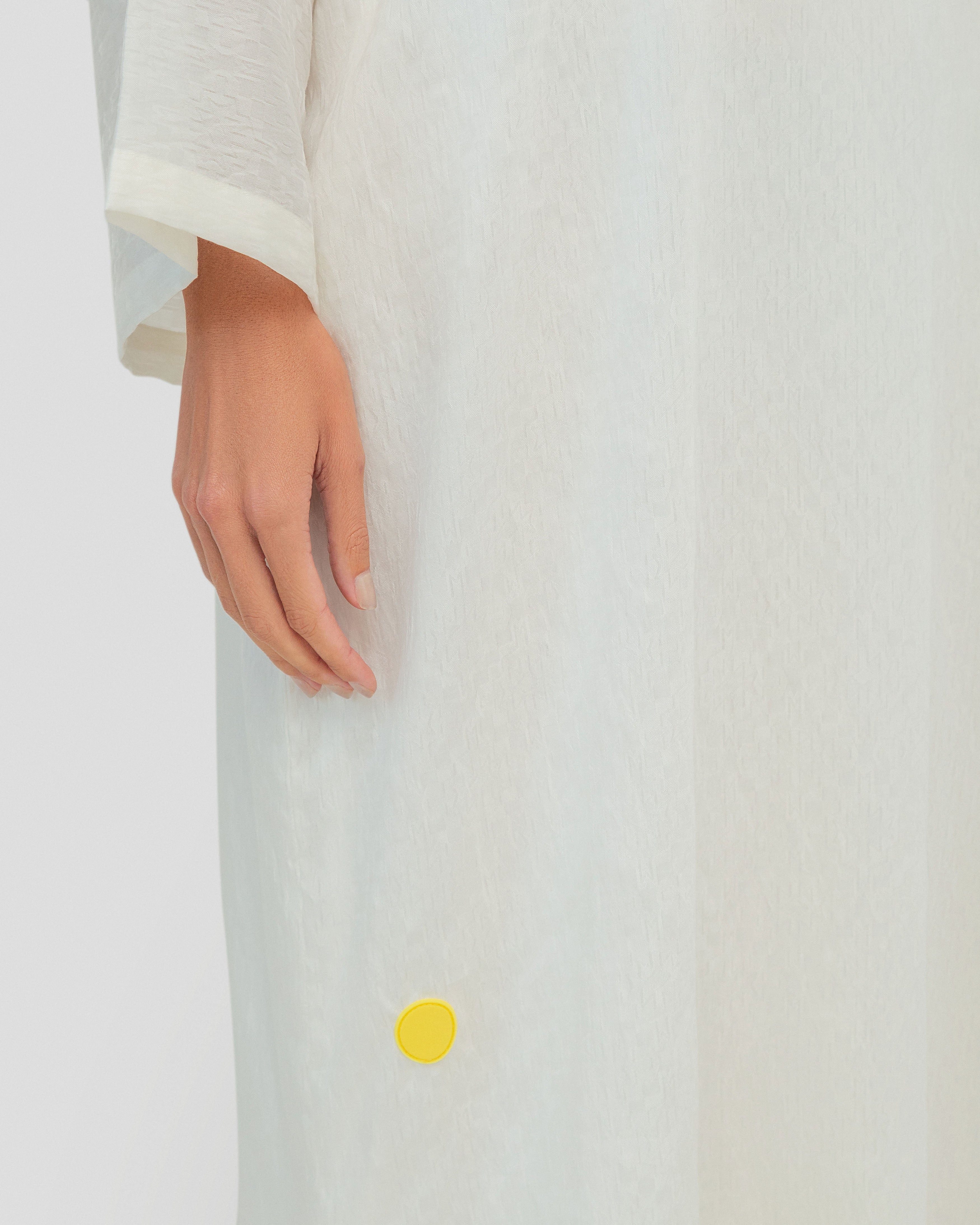 Louna Kaftan in Cotton White