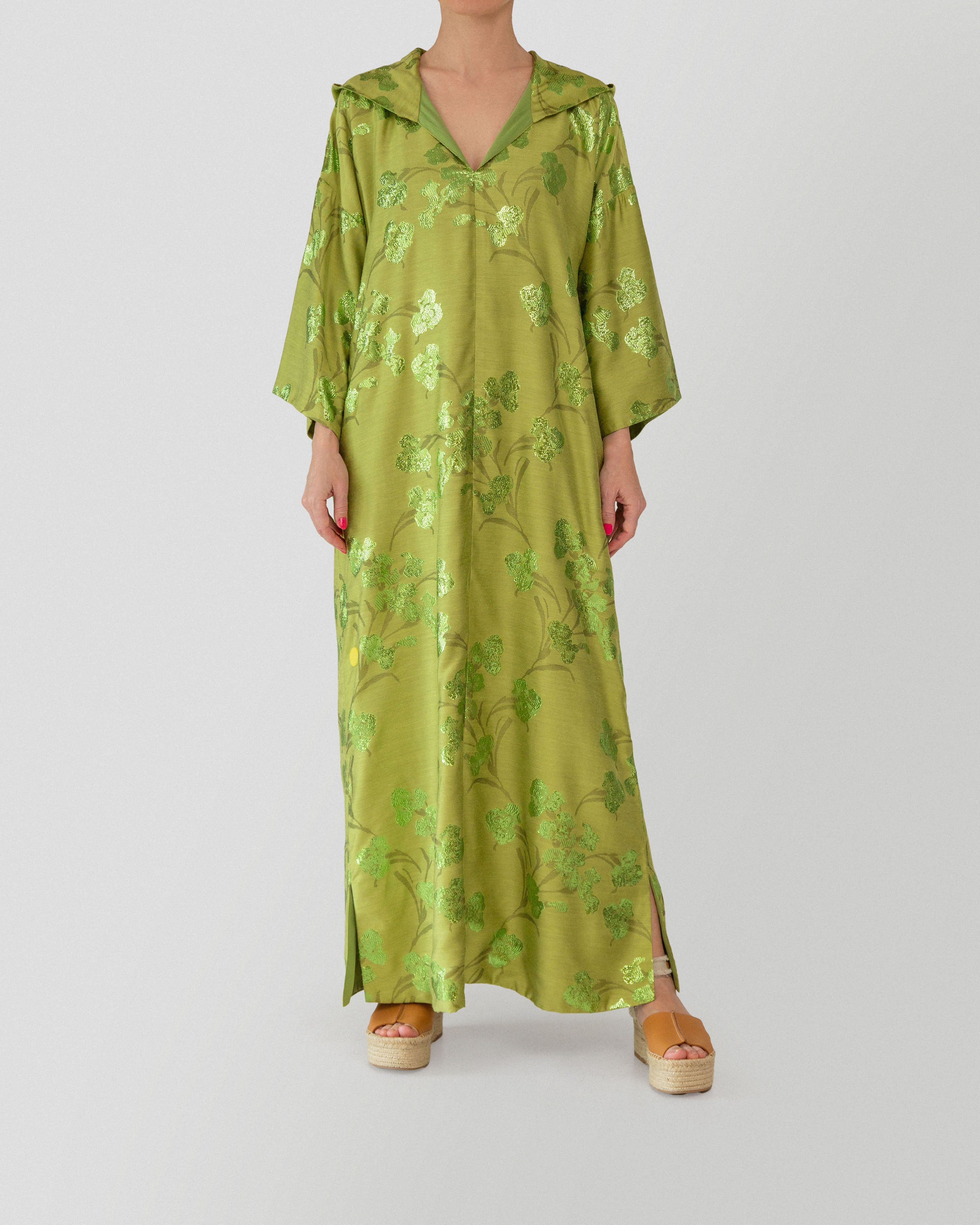 Manel Dress in Leaf