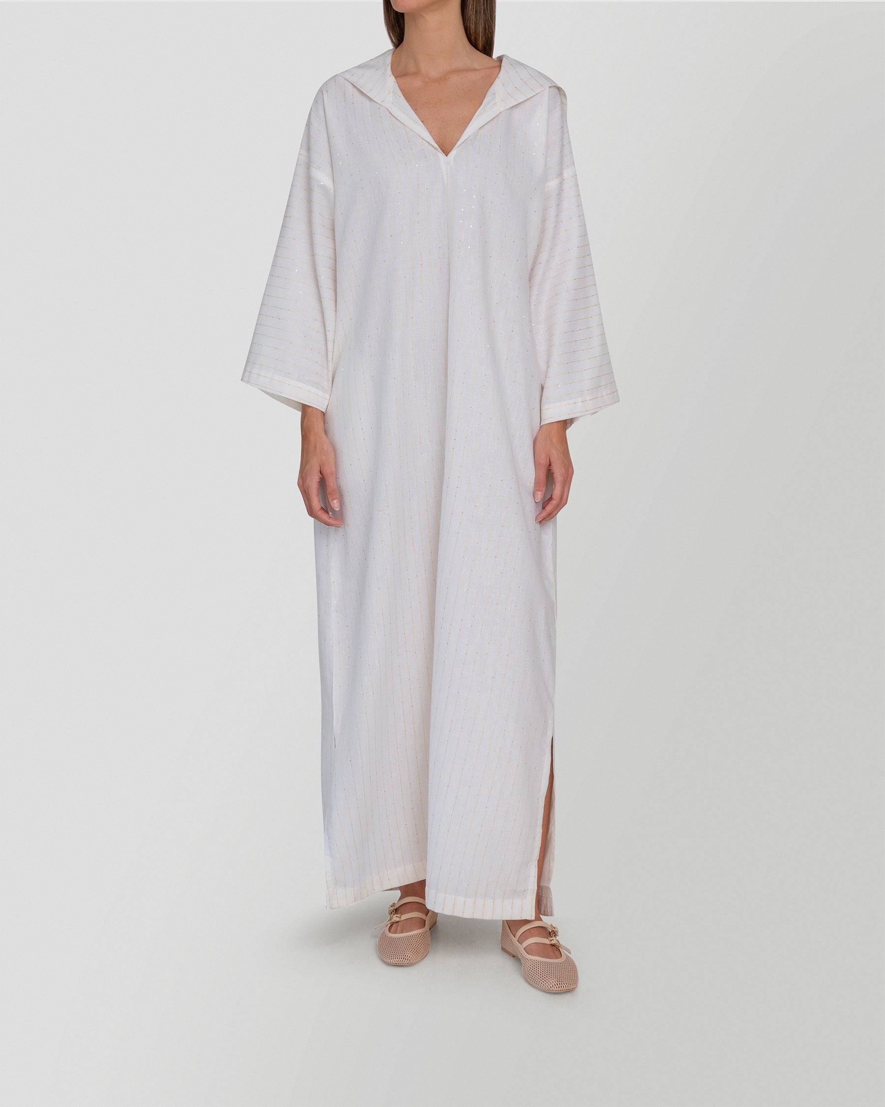 Mina Dress in Pearl