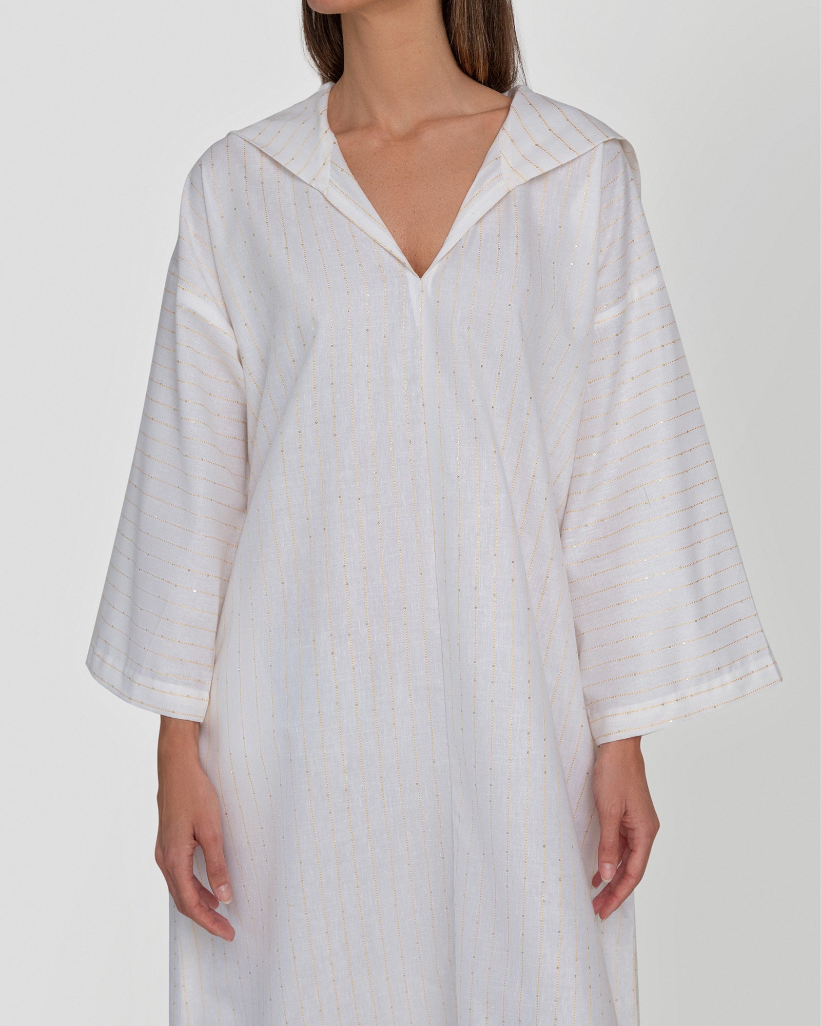Mina Dress in Pearl