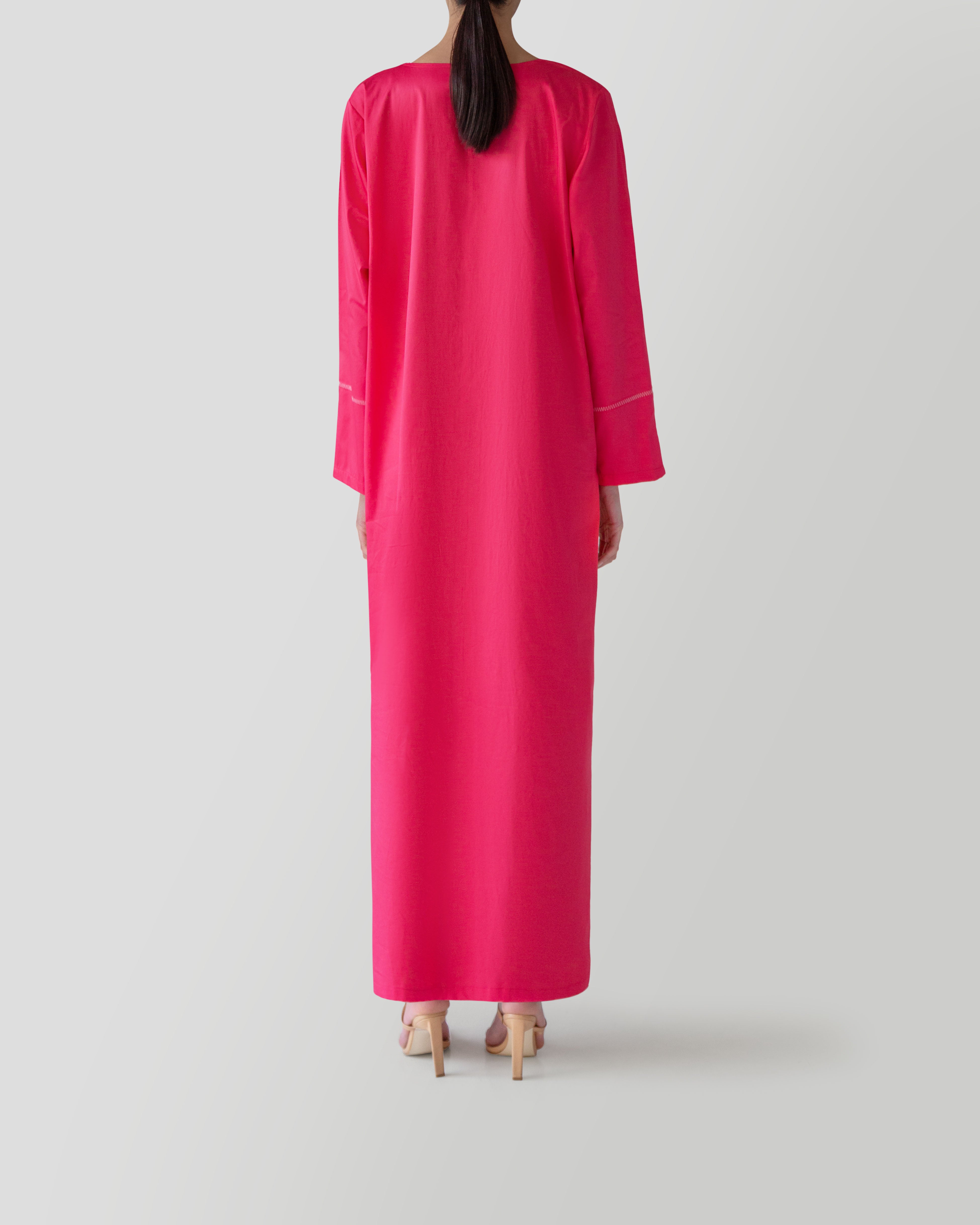 Naia Kaftan in Candy Pink