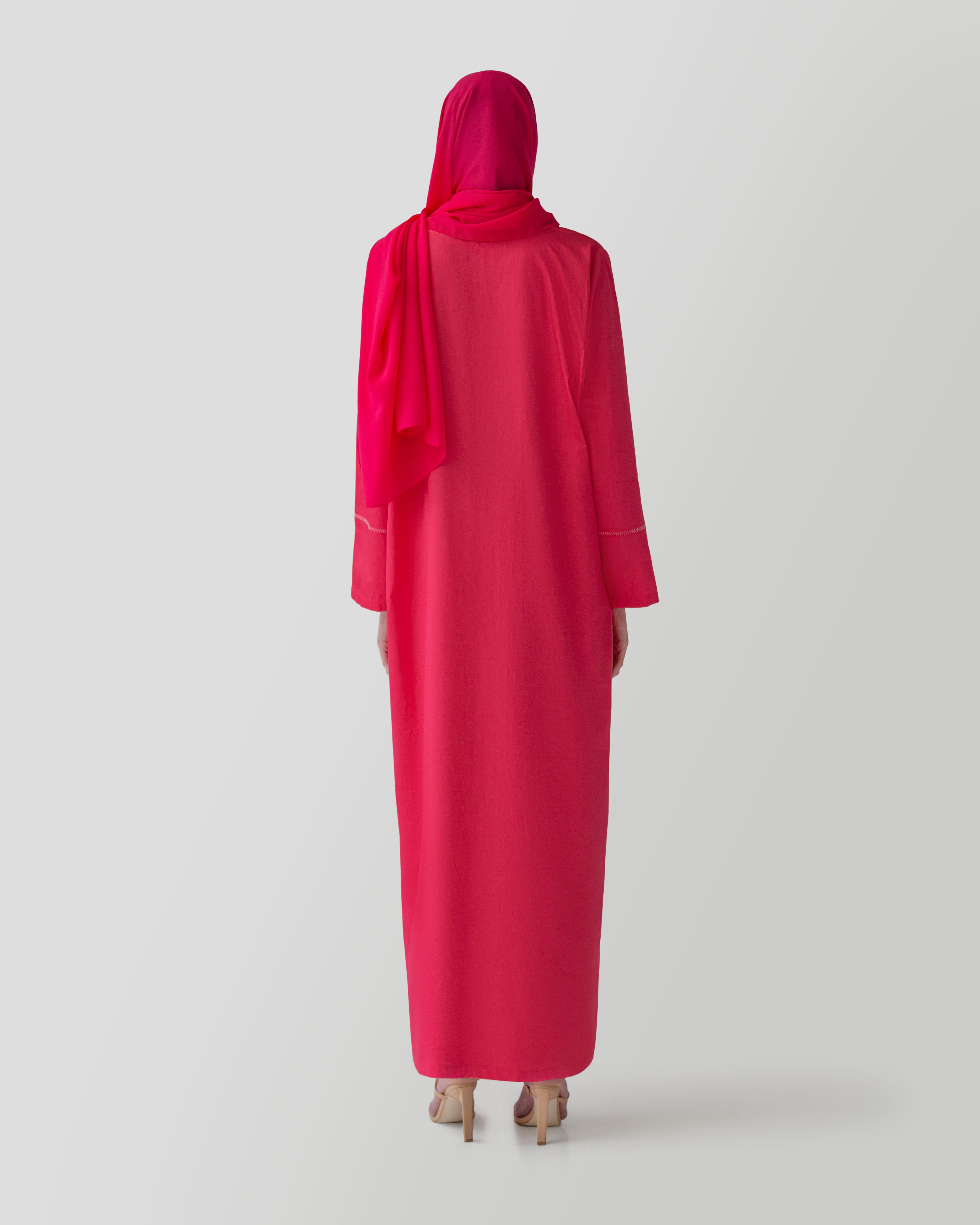 Naia Kaftan in Candy Pink