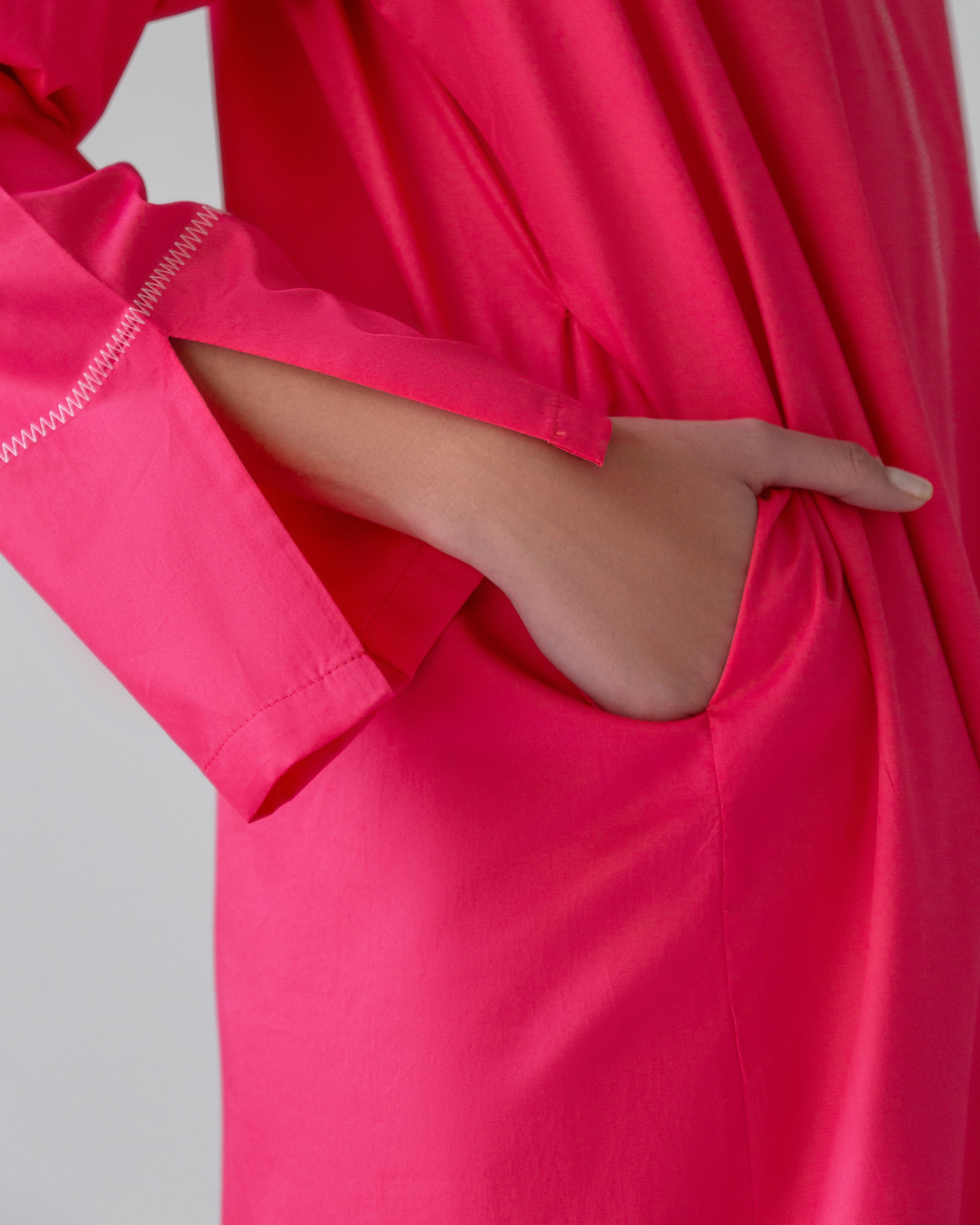 Naia Kaftan in Candy Pink