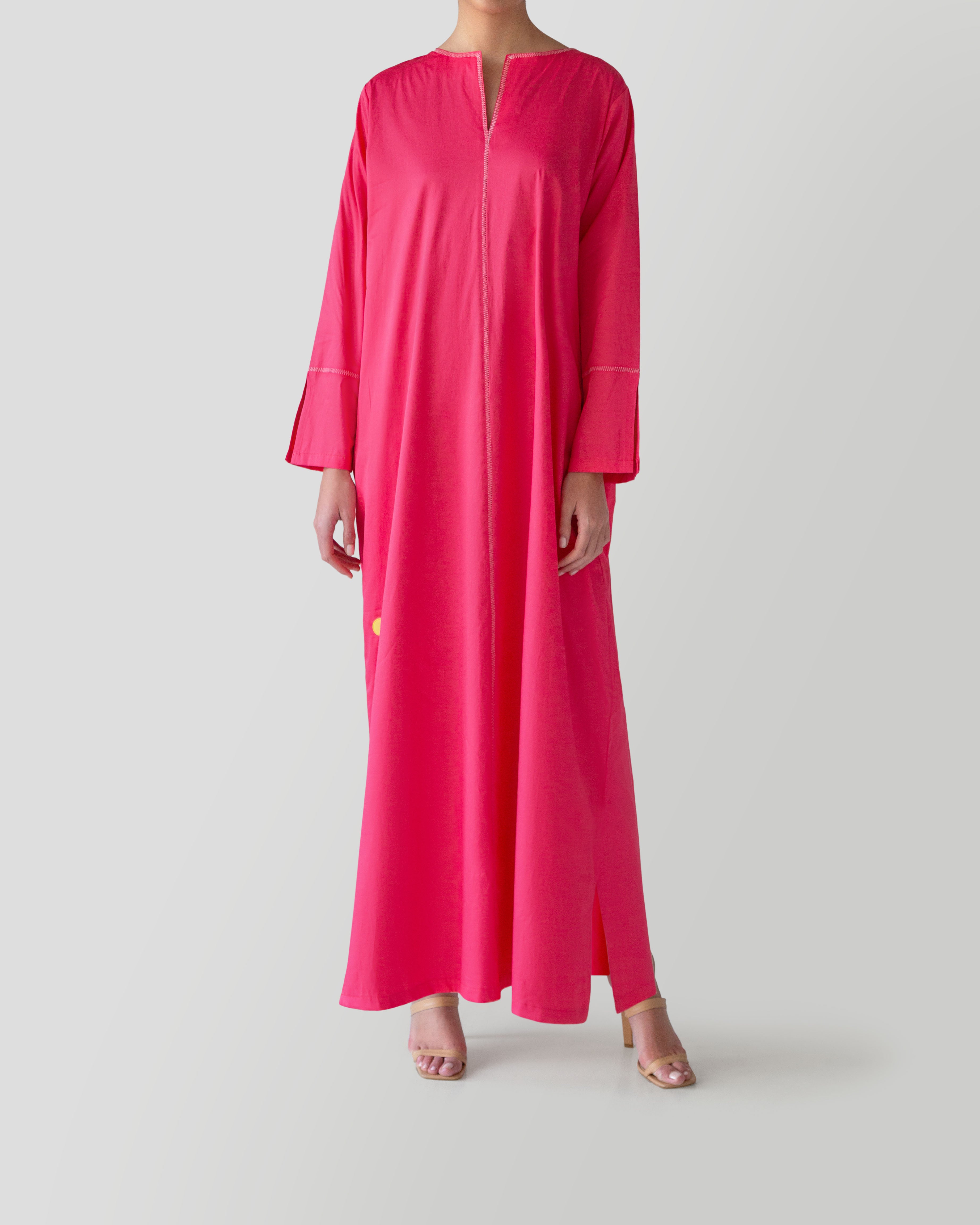 Naia Kaftan in Candy Pink