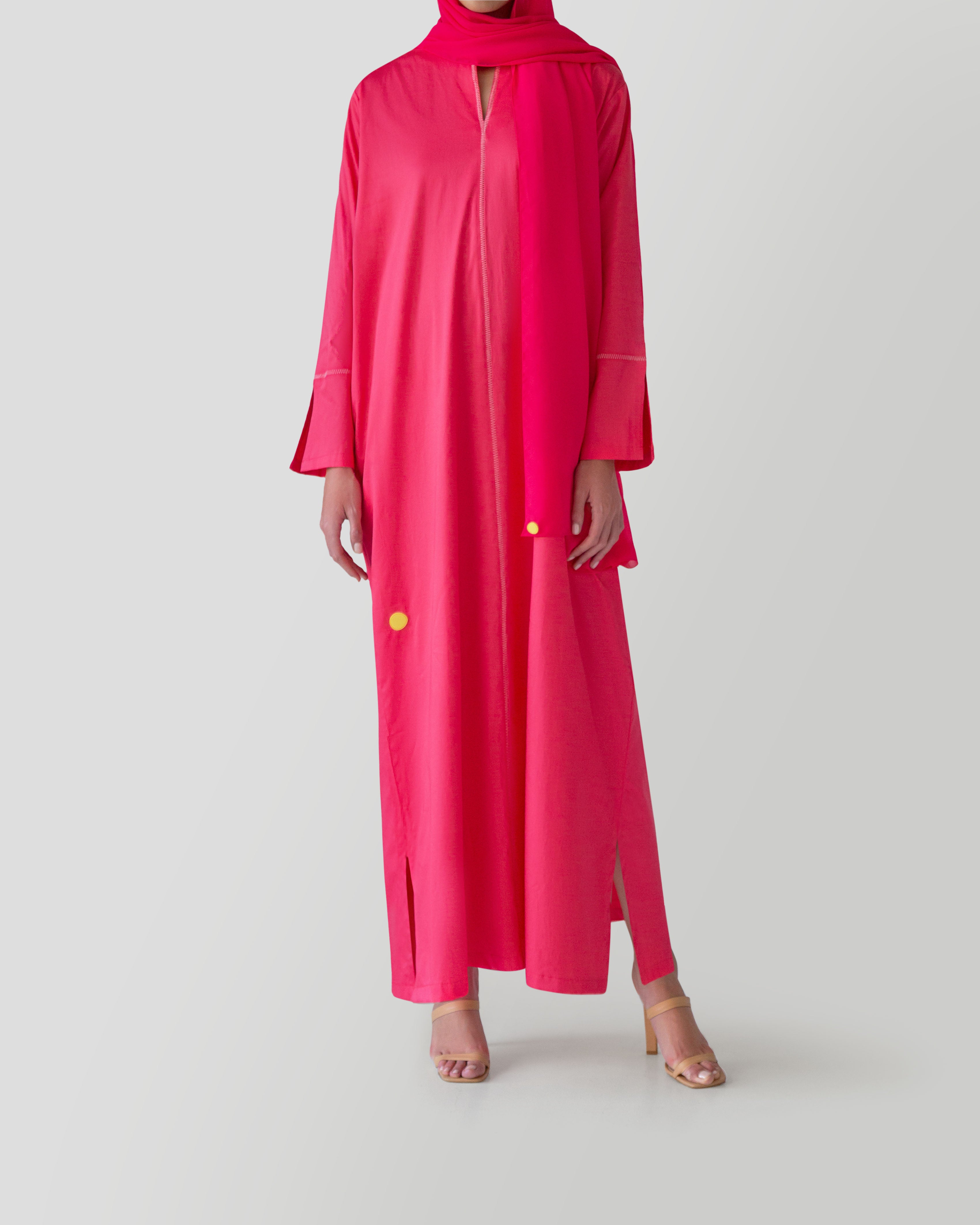 Naia Kaftan in Candy Pink