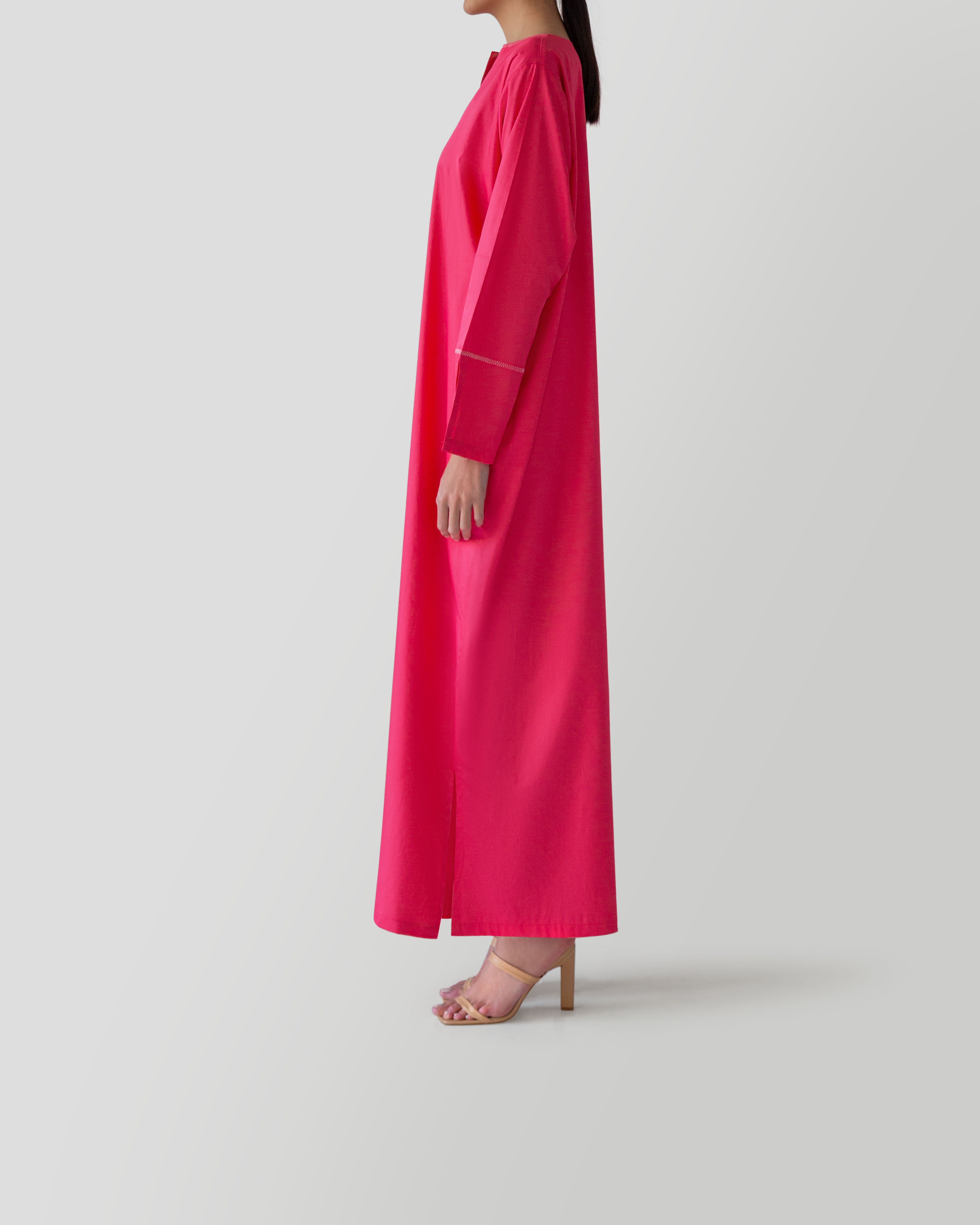 Naia Kaftan in Candy Pink