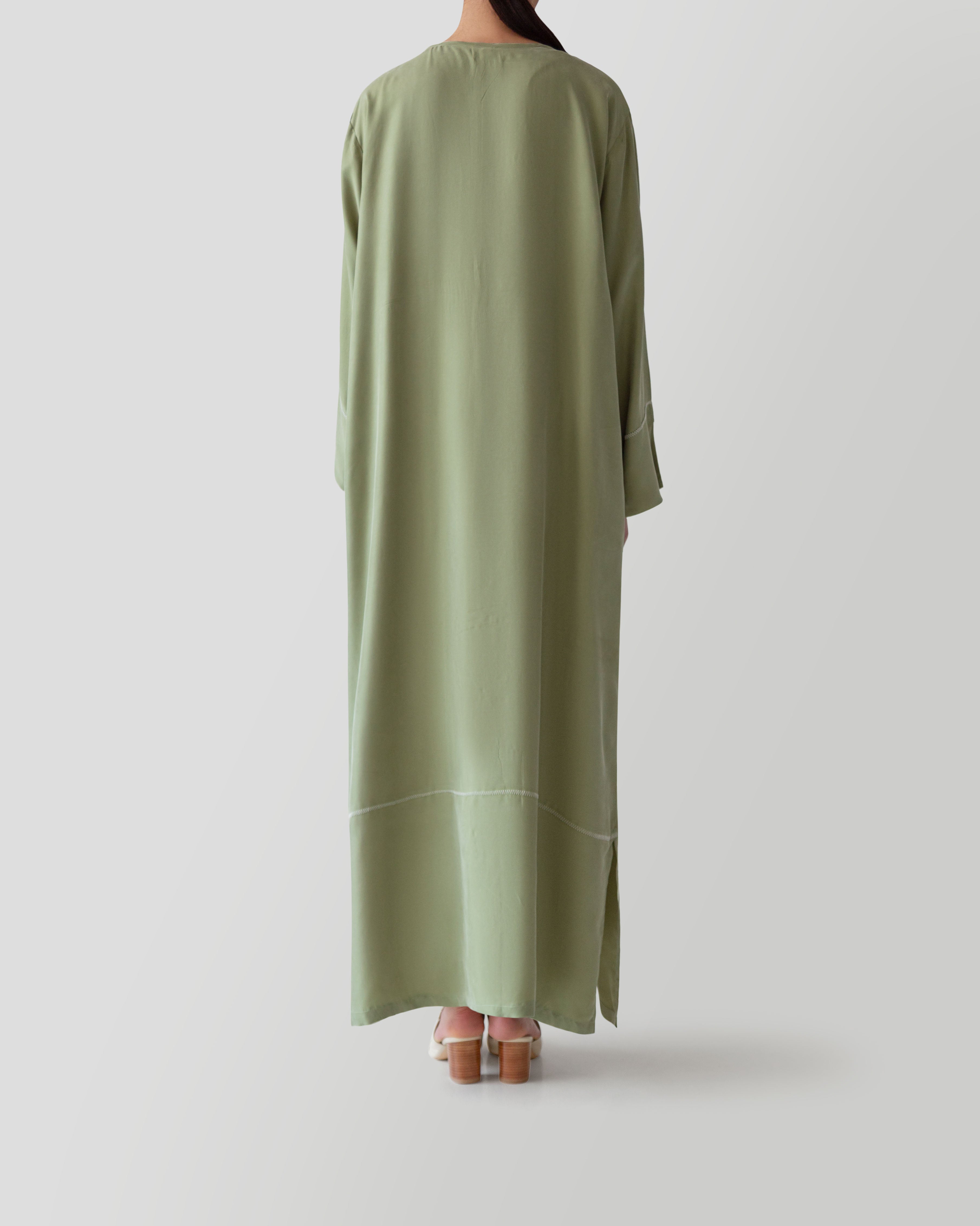 Eve Abaya in Sage Green