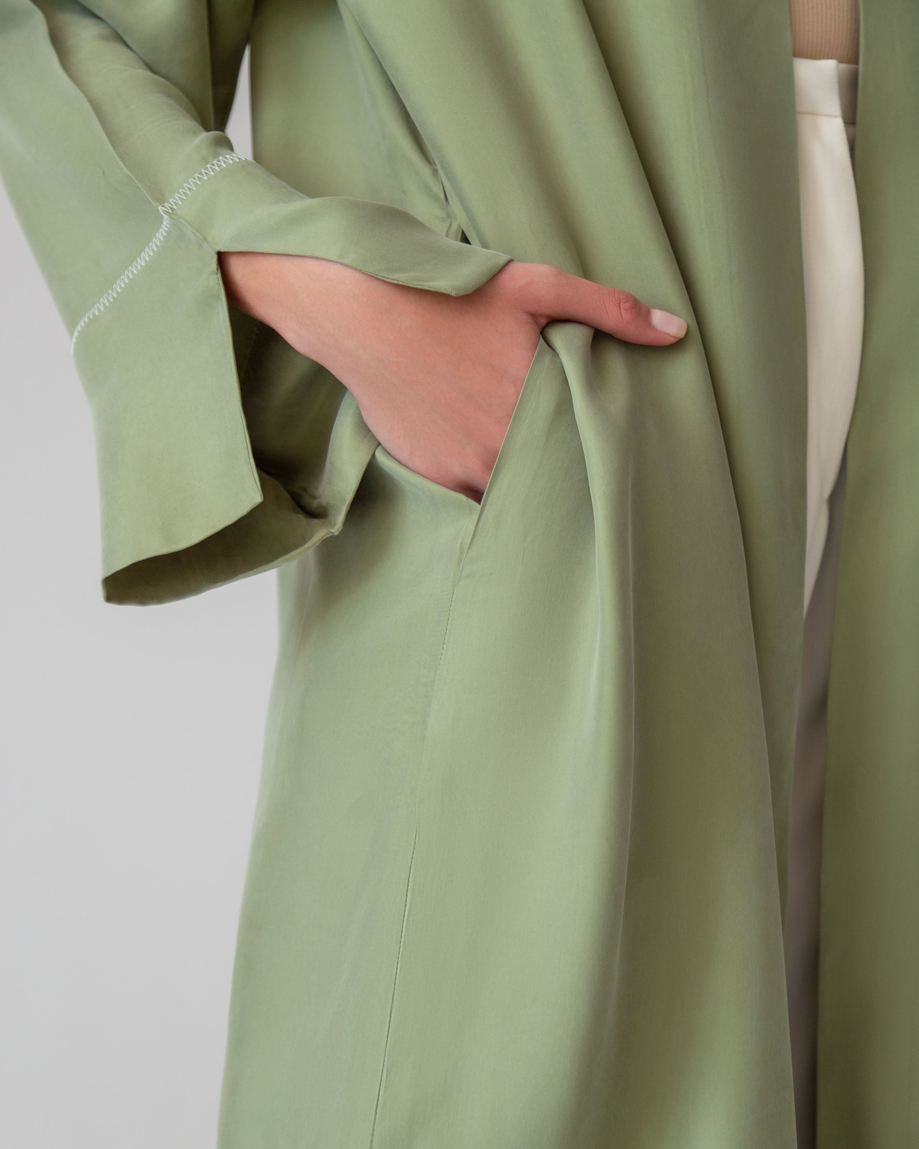 Eve Abaya in Sage Green
