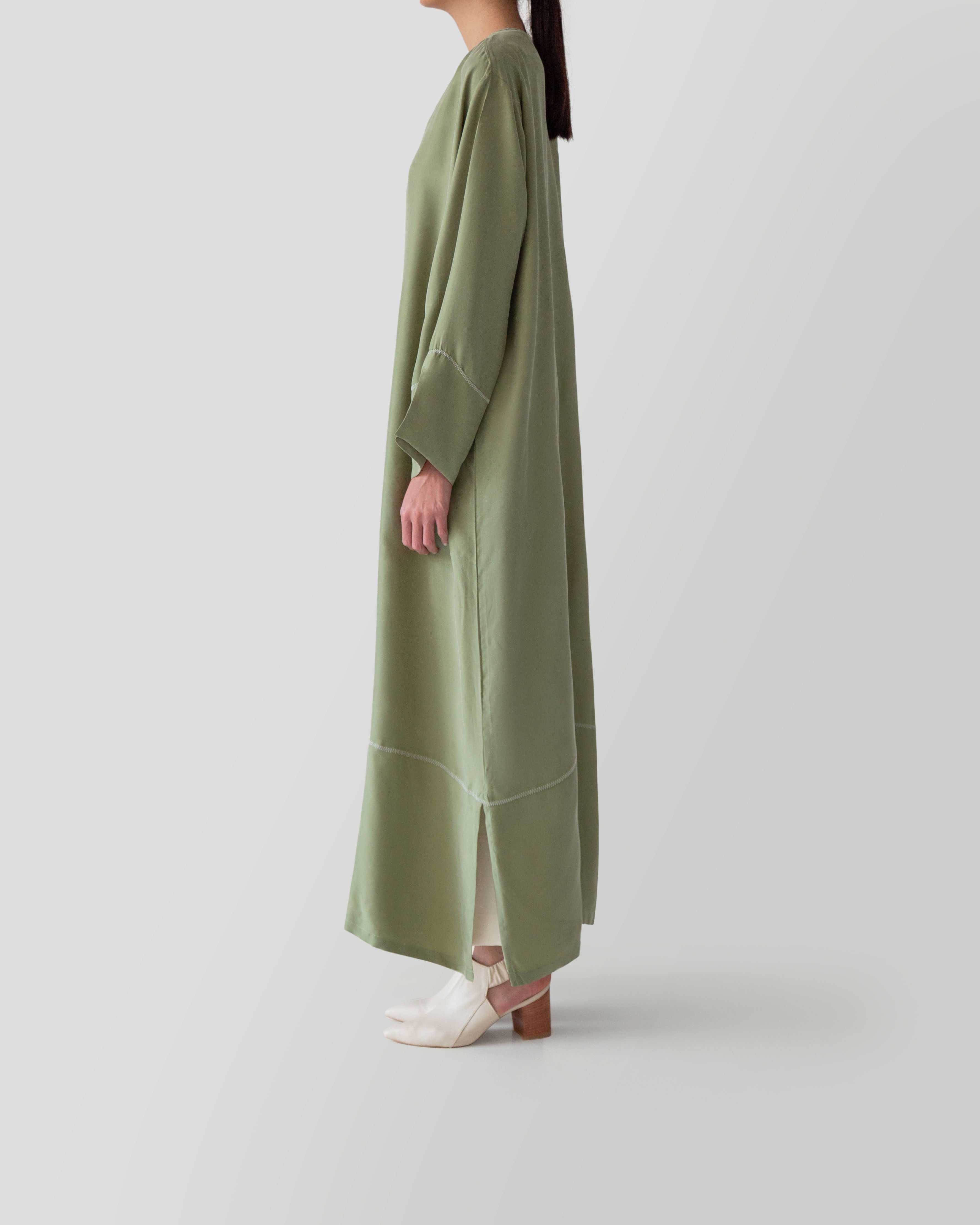 Eve Abaya in Sage Green
