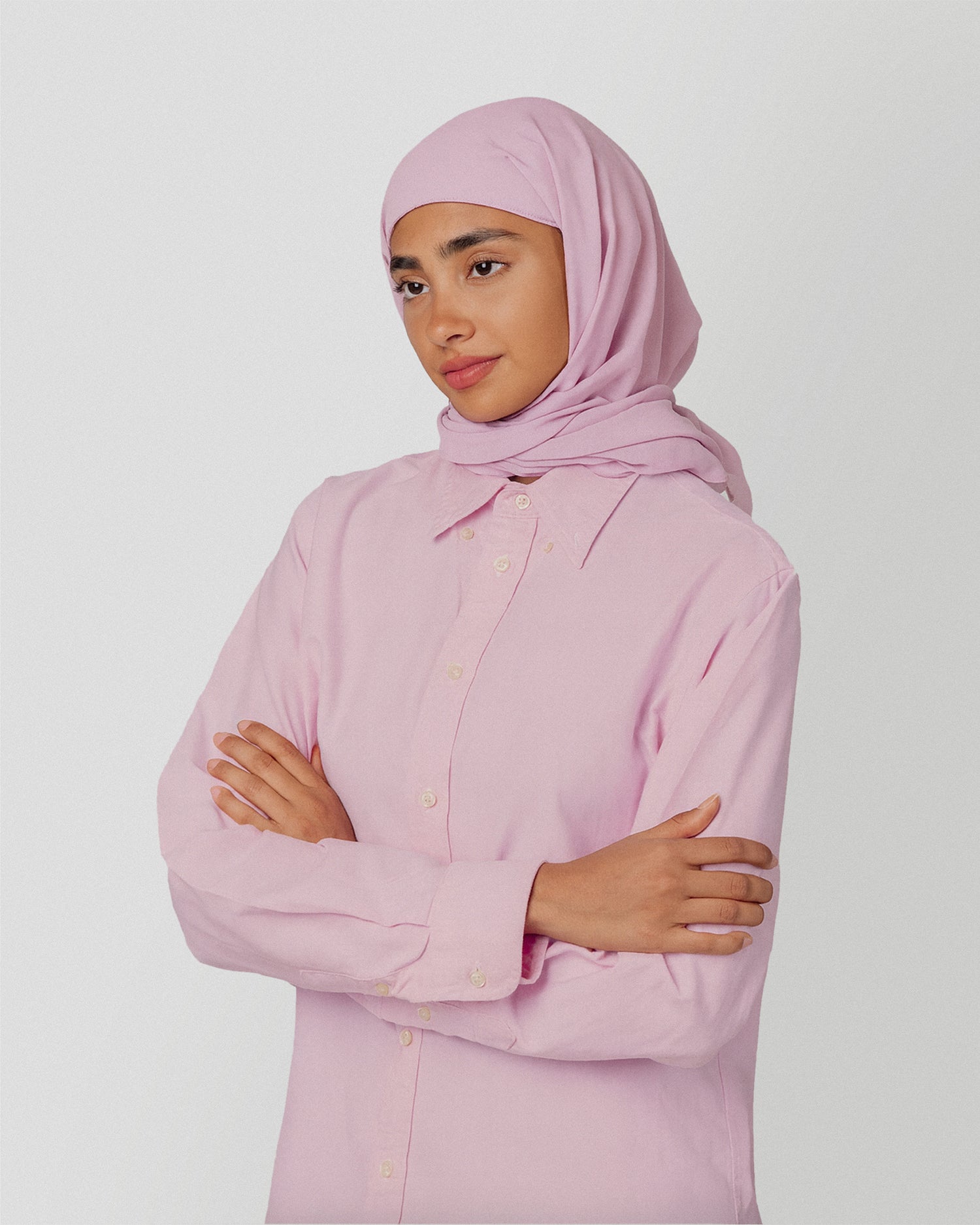 Travel Turban Scarf in Pink